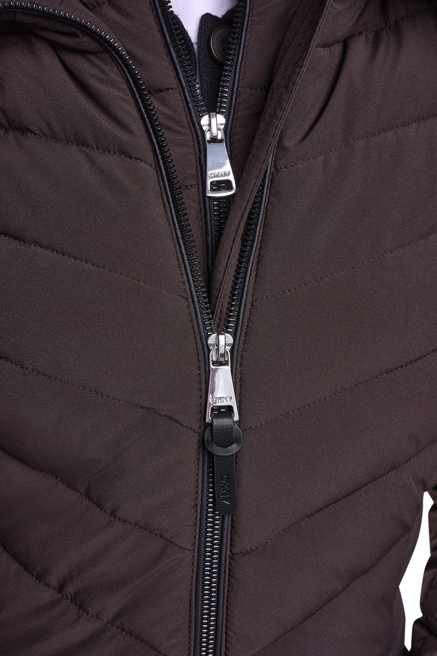 HOODED STAND COLLAR PUFFER VIEW 11