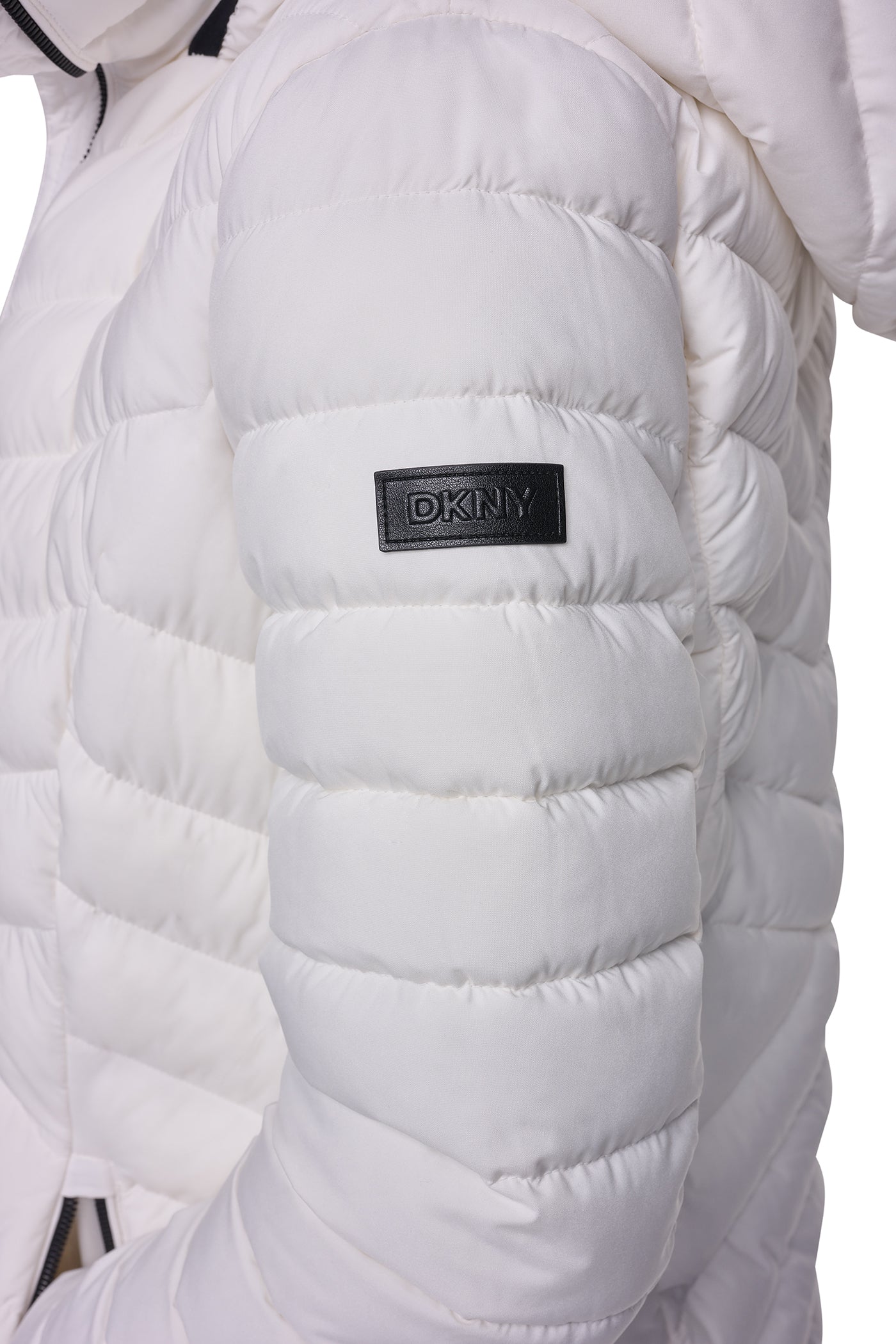 HOODED STAND COLLAR PUFFER VIEW 8
