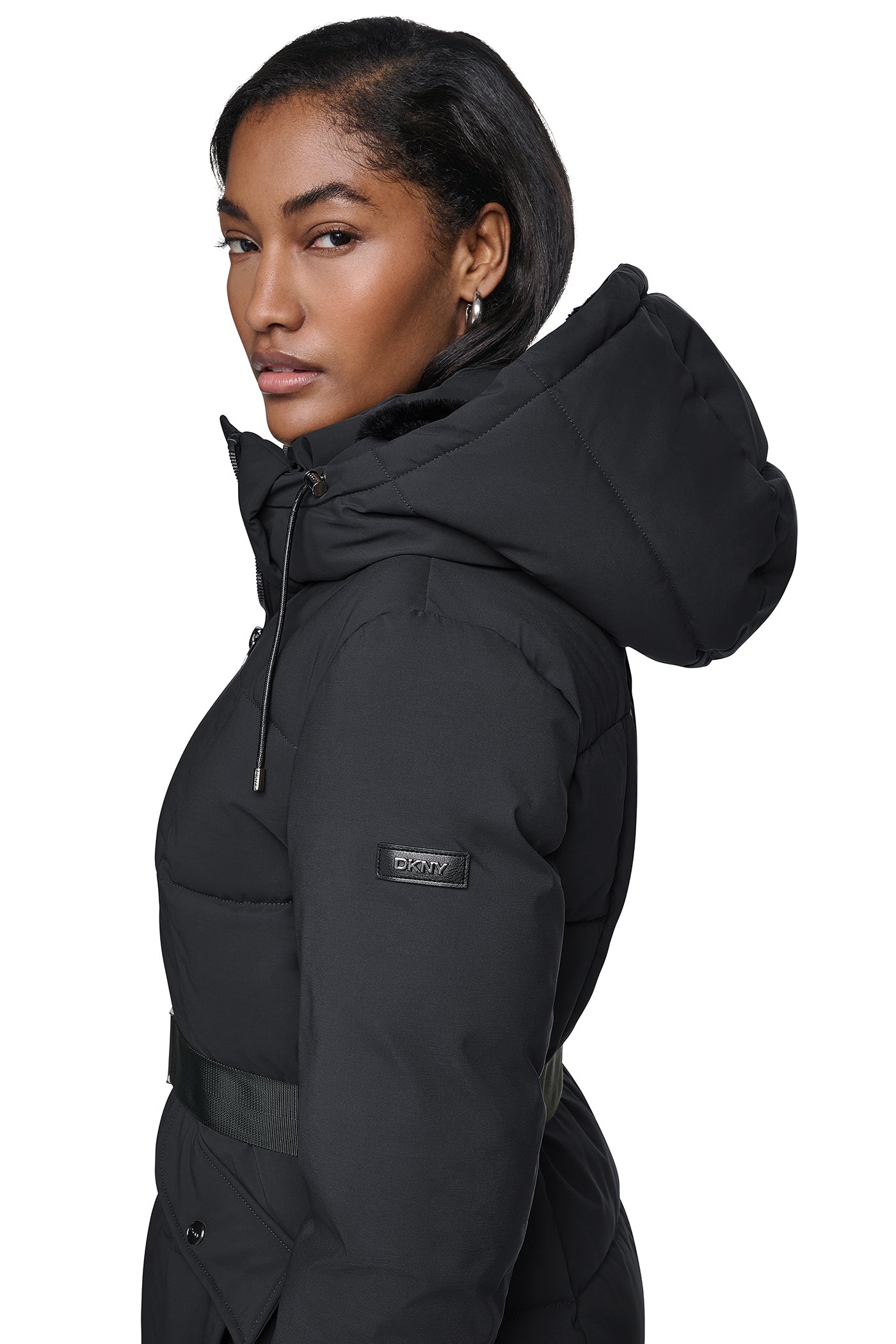 MAXI PUFFER WITH BELT VIEW 5