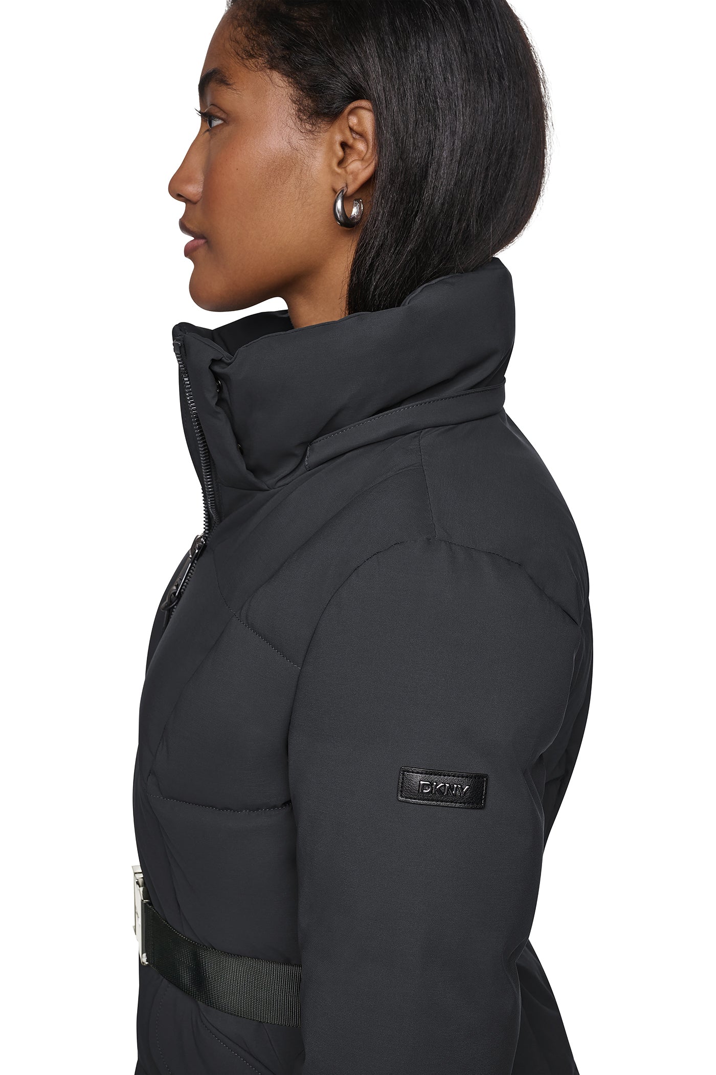 MAXI PUFFER WITH BELT VIEW 6