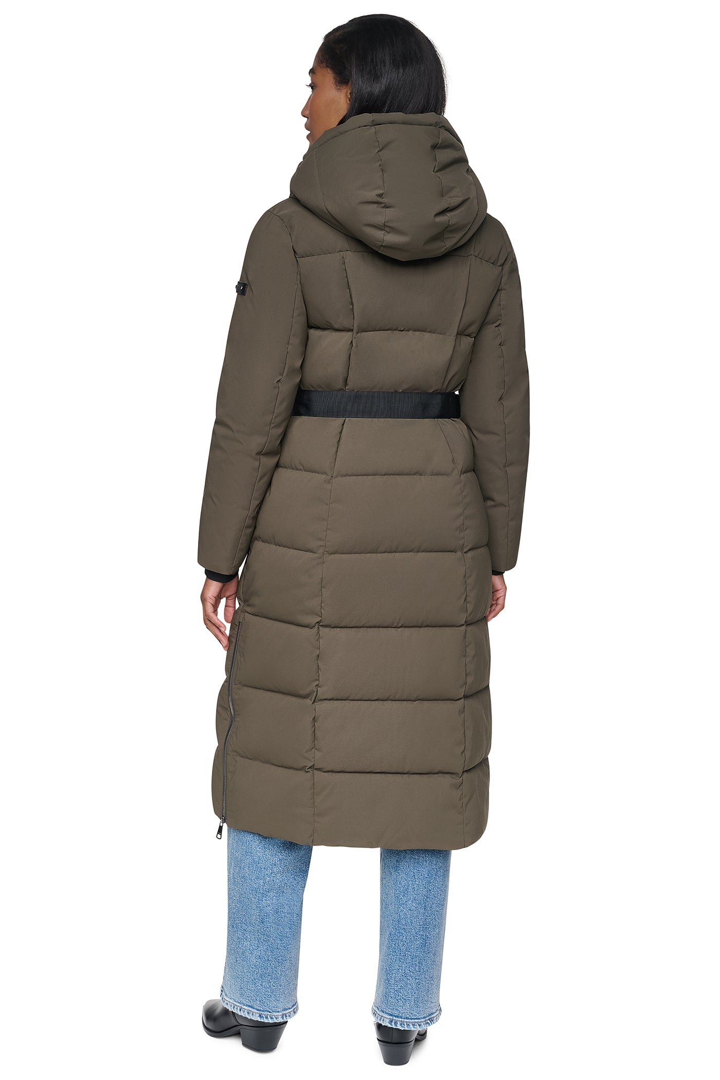MAXI PUFFER WITH BELT VIEW 4