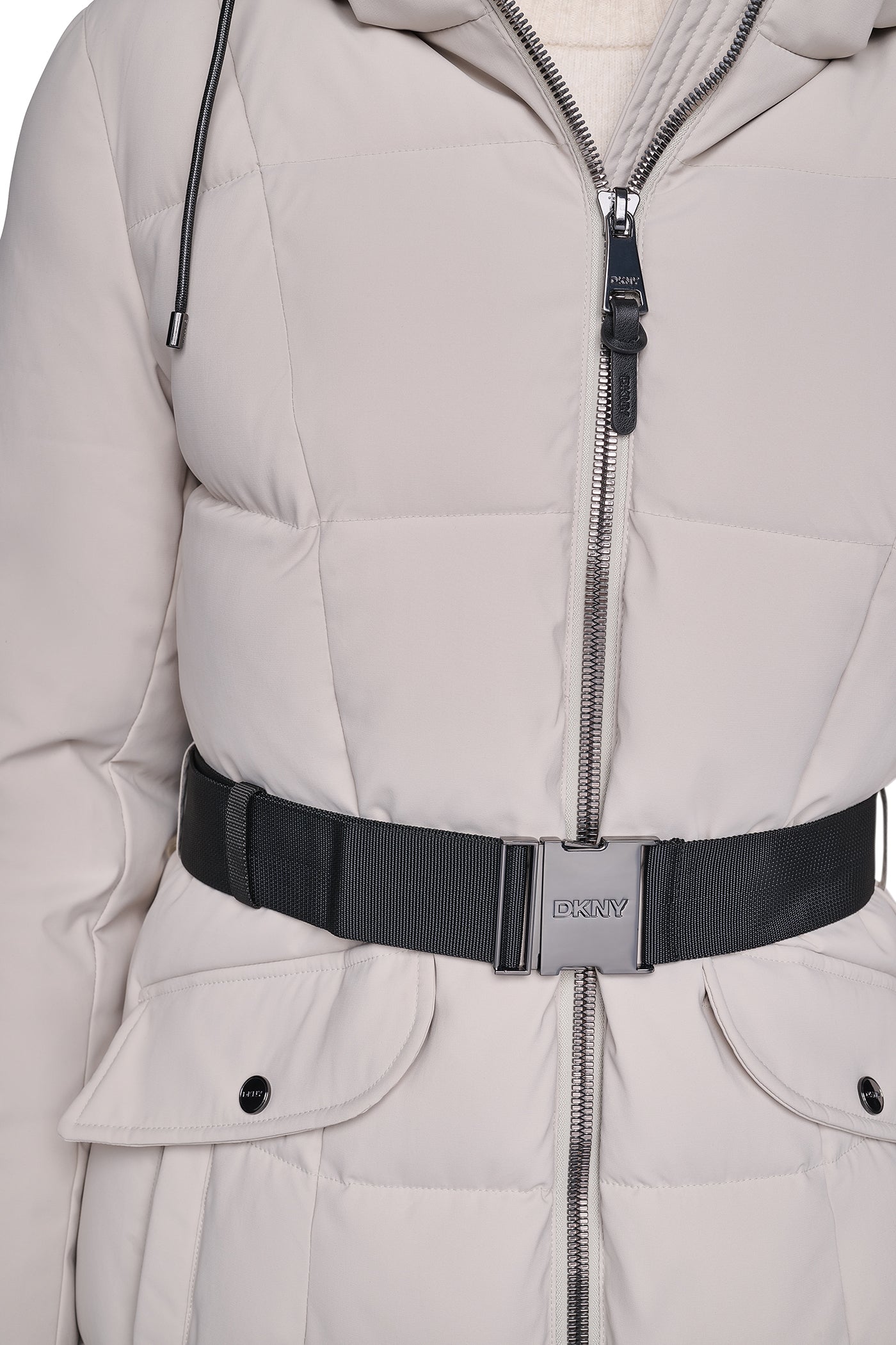MAXI PUFFER WITH BELT VIEW 7