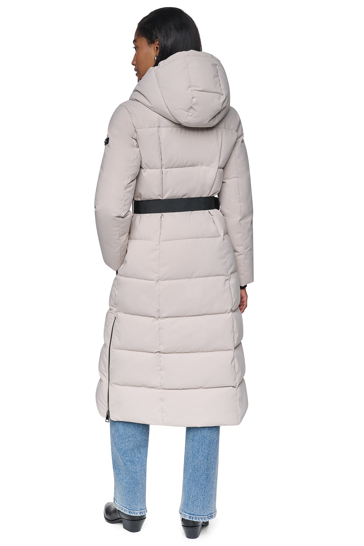 MAXI PUFFER WITH BELT VIEW 3