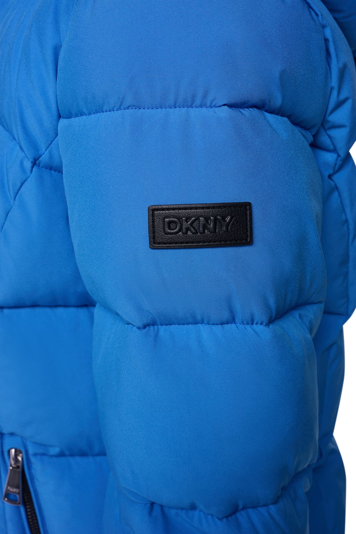STRETCH HOODED PUFFER JACKET VIEW 2