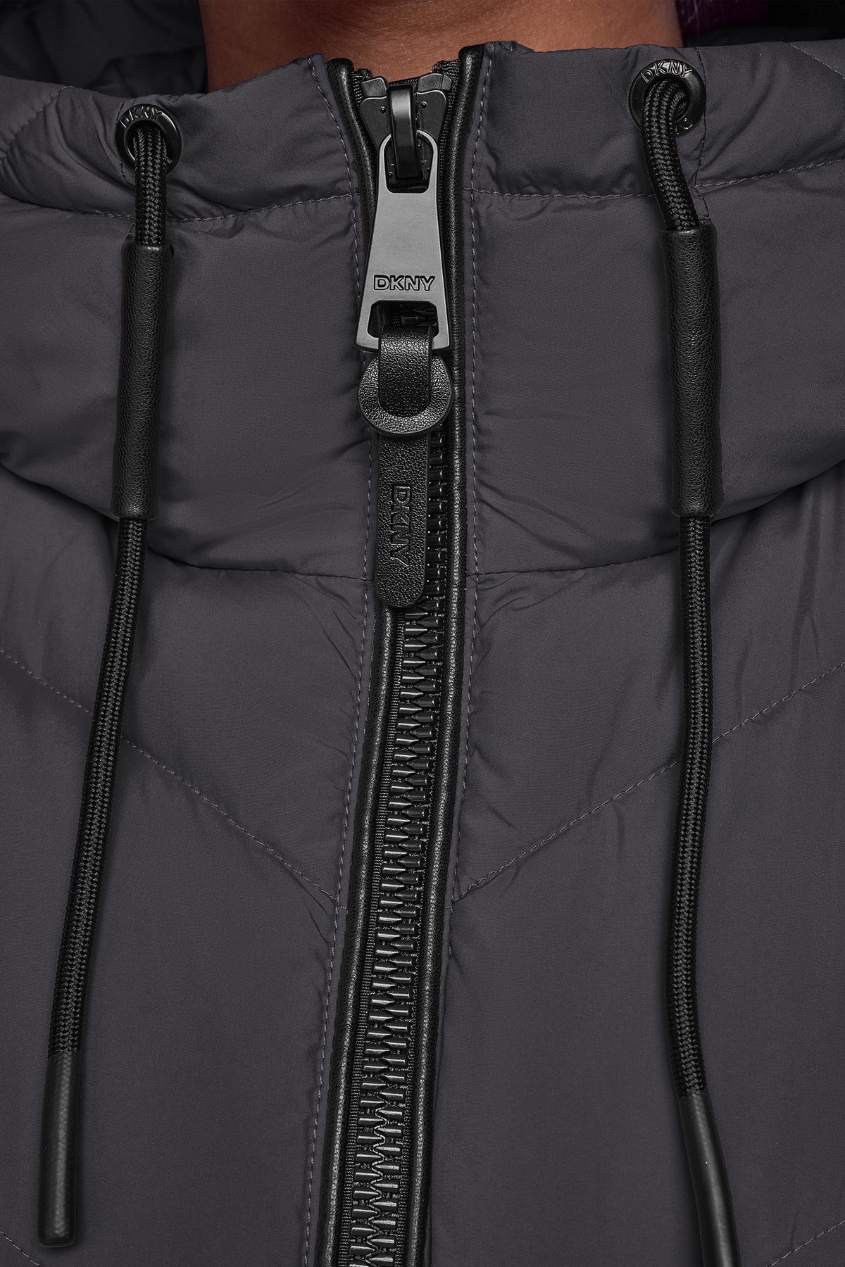 MIXED MEDIA PACKABLE JACKET VIEW 2