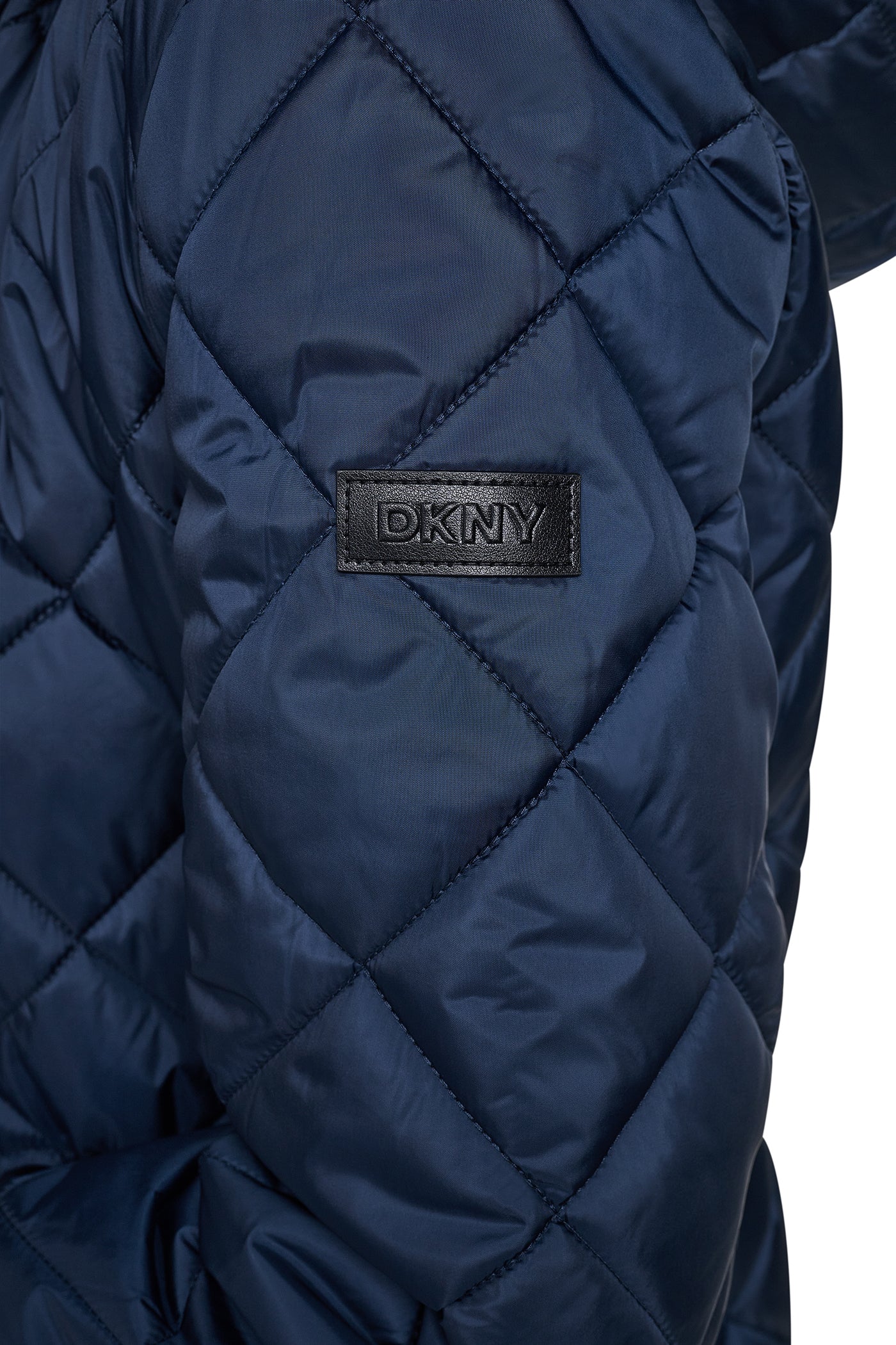 CORDUROY COLLAR HOODED QUILTED COAT VIEW 6