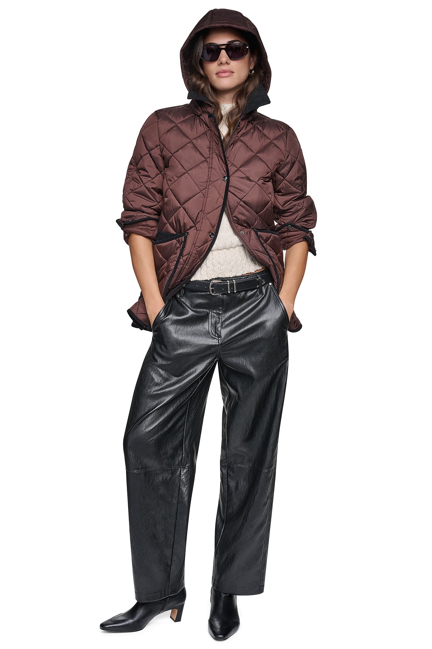 QUILTED BARN JACKET VIEW 7