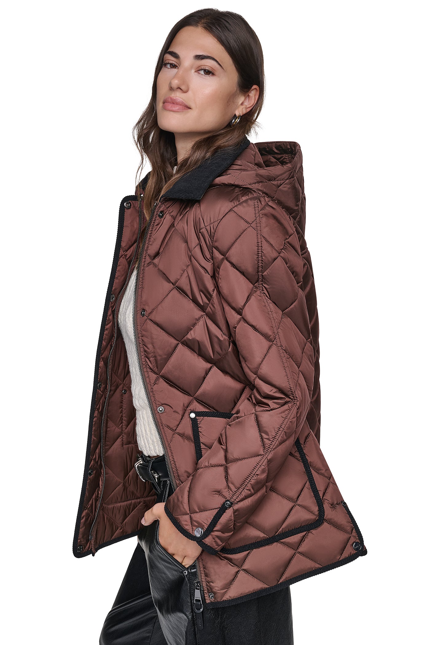 QUILTED BARN JACKET VIEW 3