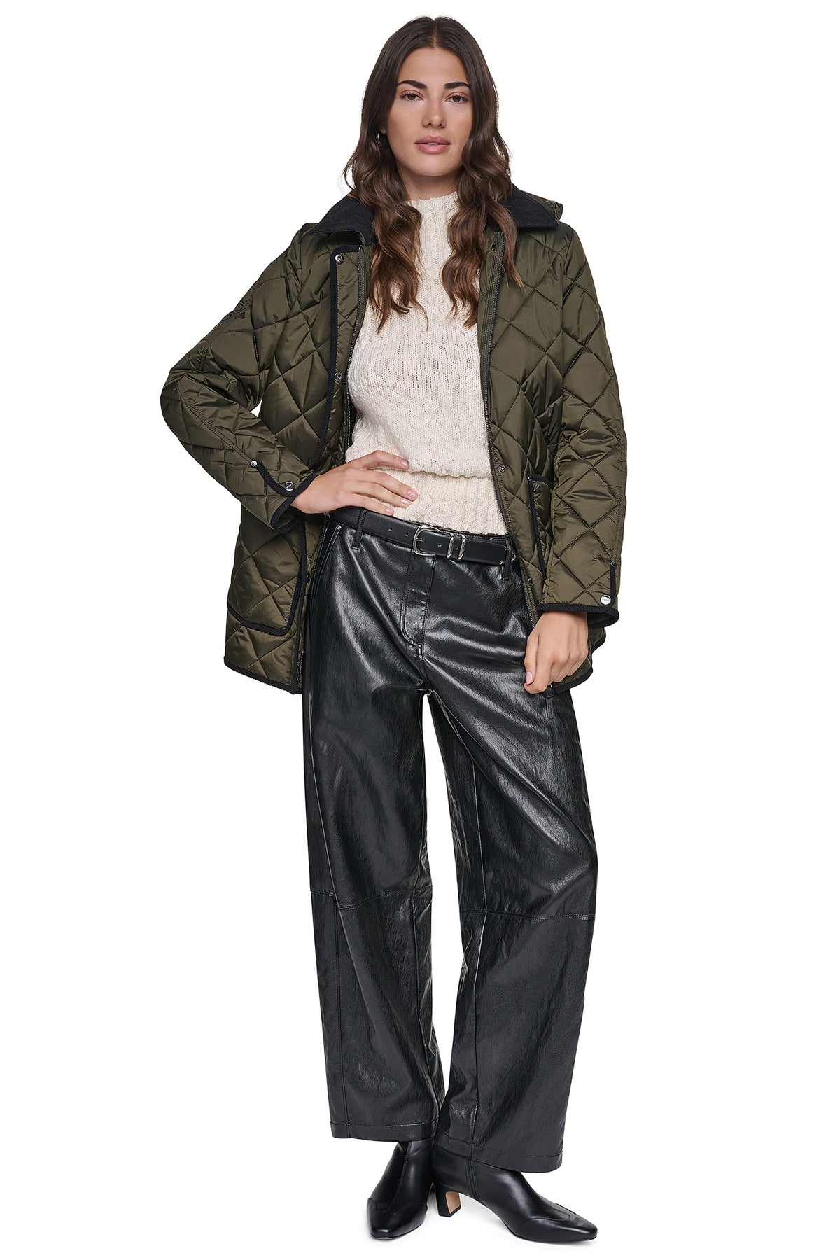 QUILTED BARN JACKET VIEW 2