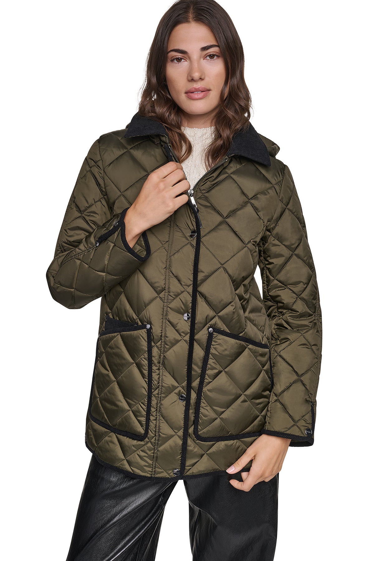 QUILTED BARN JACKET VIEW 2