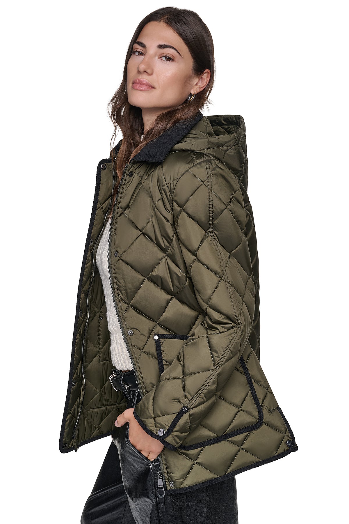 QUILTED BARN JACKET VIEW 2