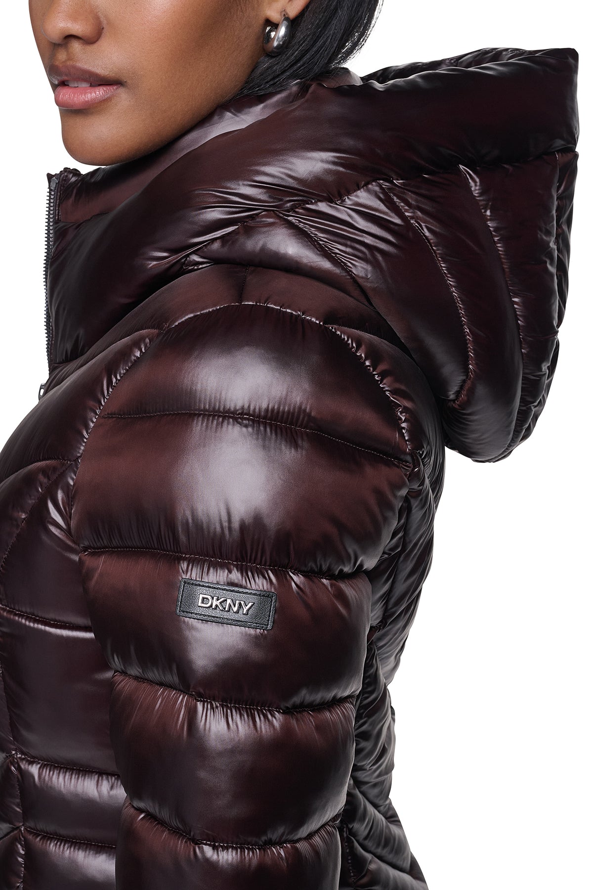 PEARLIZED CHEVRON PUFFER VIEW 2