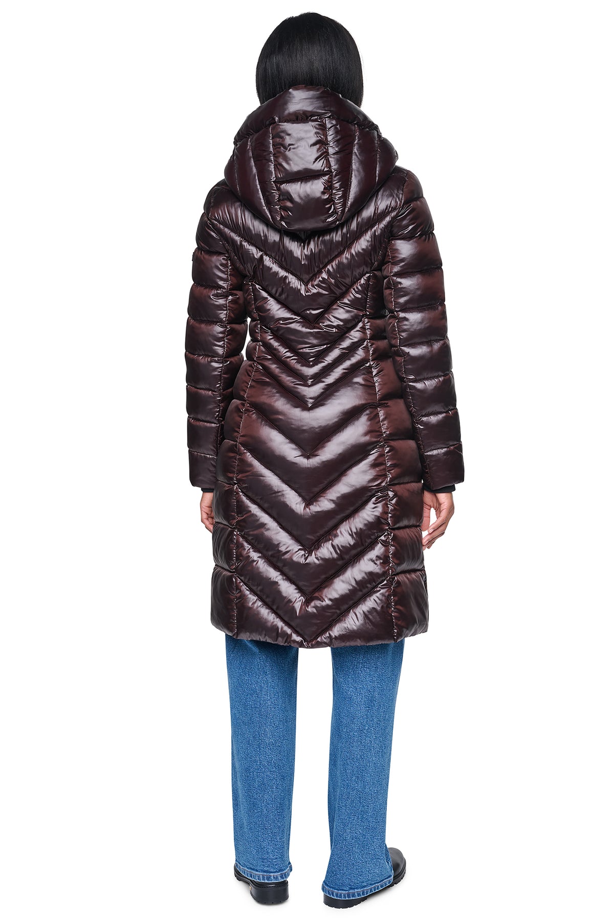 PEARLIZED CHEVRON PUFFER VIEW 2