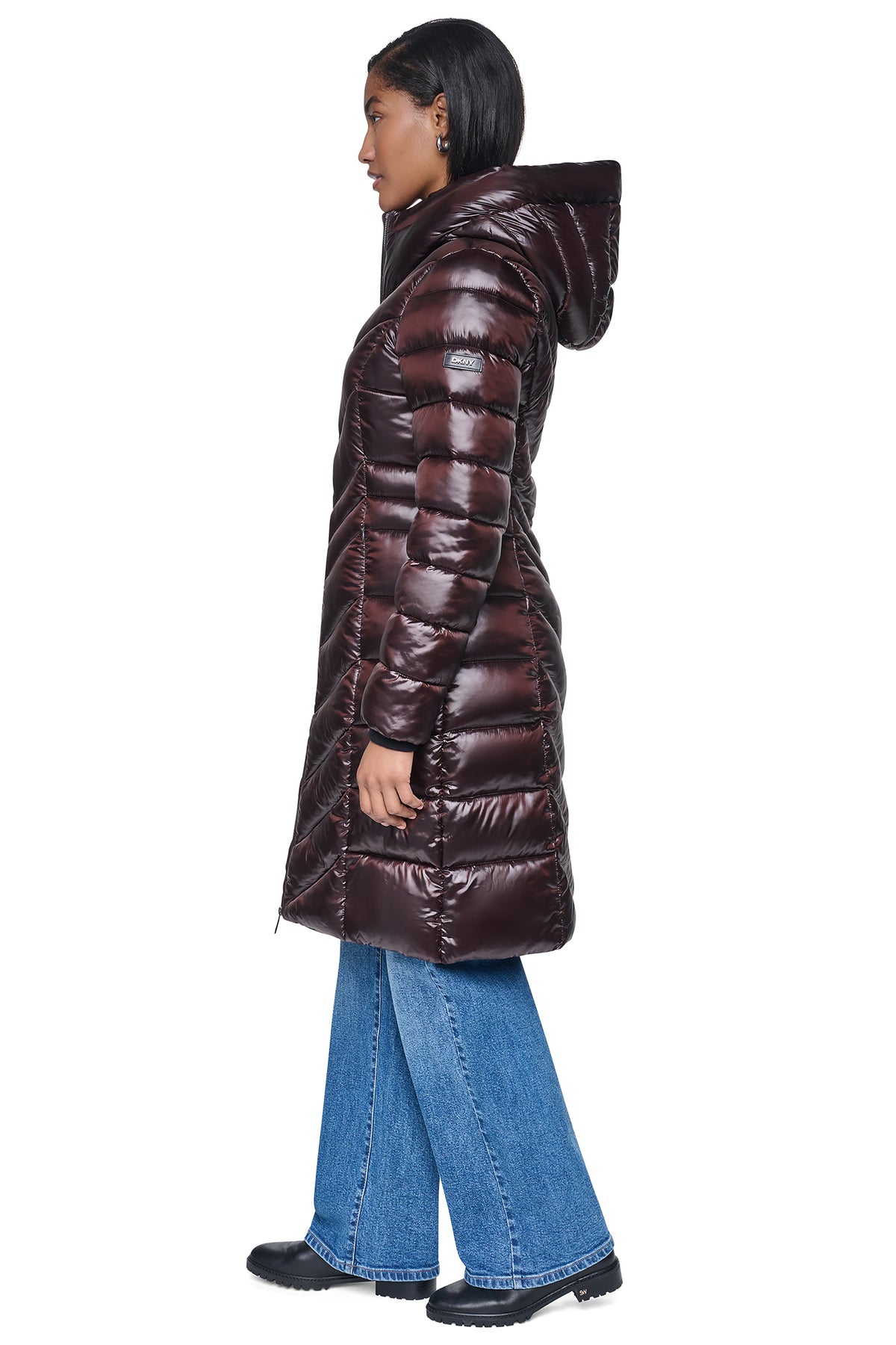 PEARLIZED CHEVRON PUFFER VIEW 2