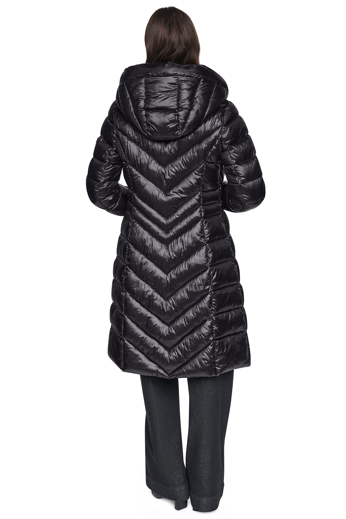 PEARLIZED CHEVRON PUFFER VIEW 2