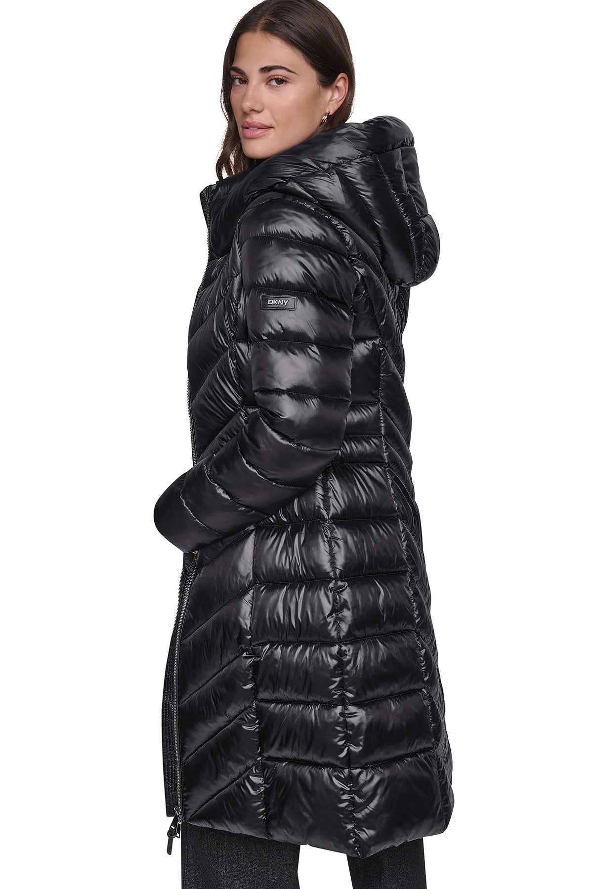 PEARLIZED CHEVRON PUFFER VIEW 2