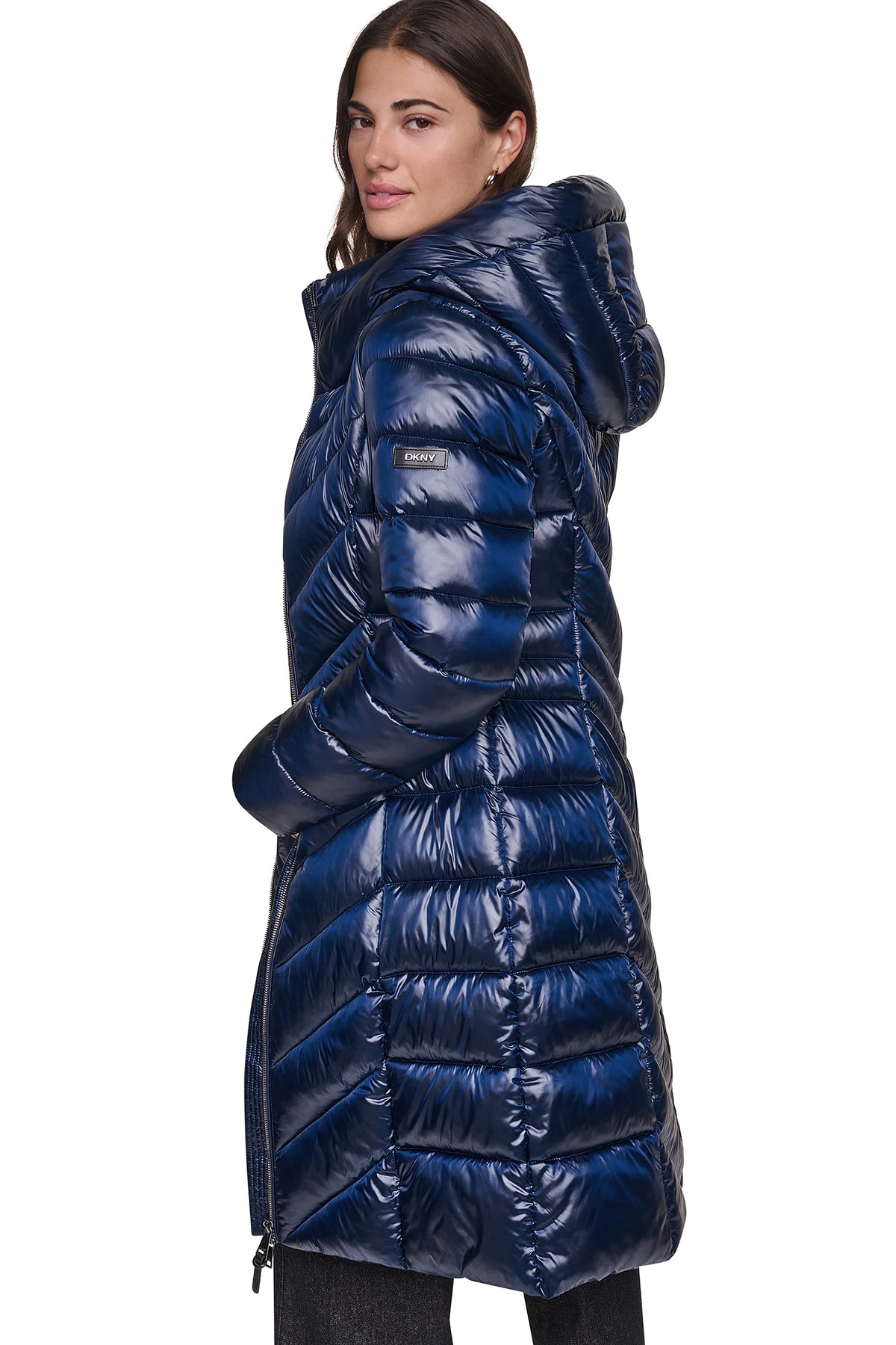 PEARLIZED CHEVRON PUFFER VIEW 2