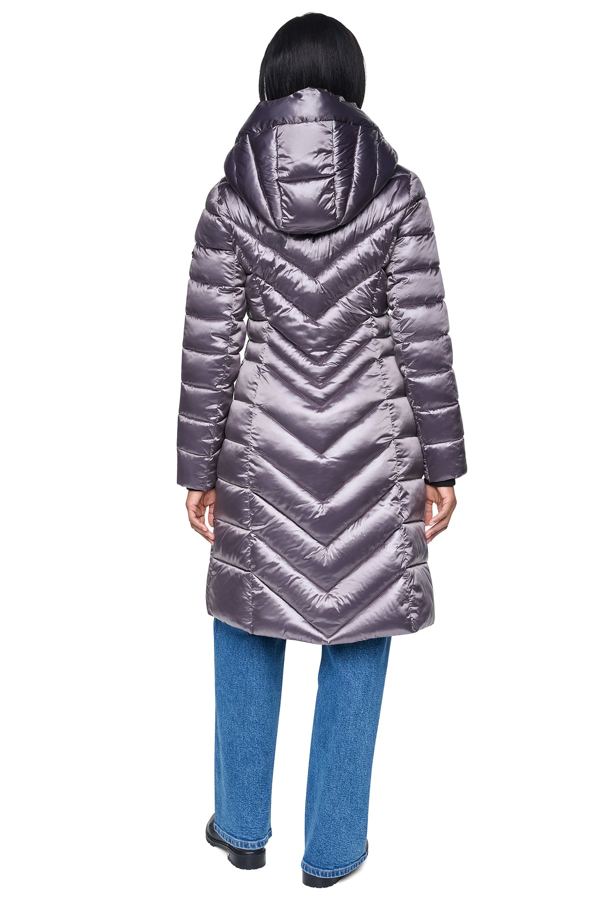 PEARLIZED CHEVRON PUFFER VIEW 2