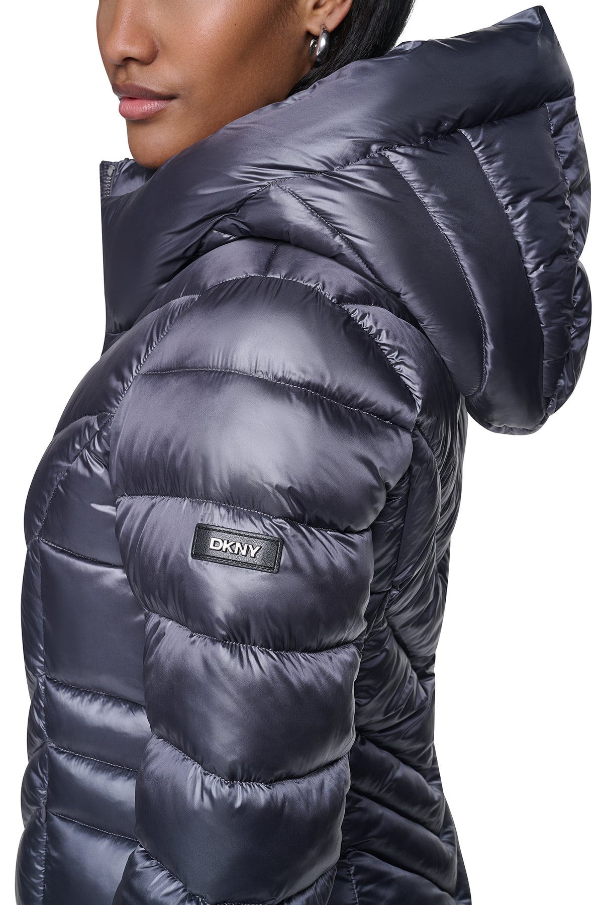 PEARLIZED CHEVRON PUFFER VIEW 2