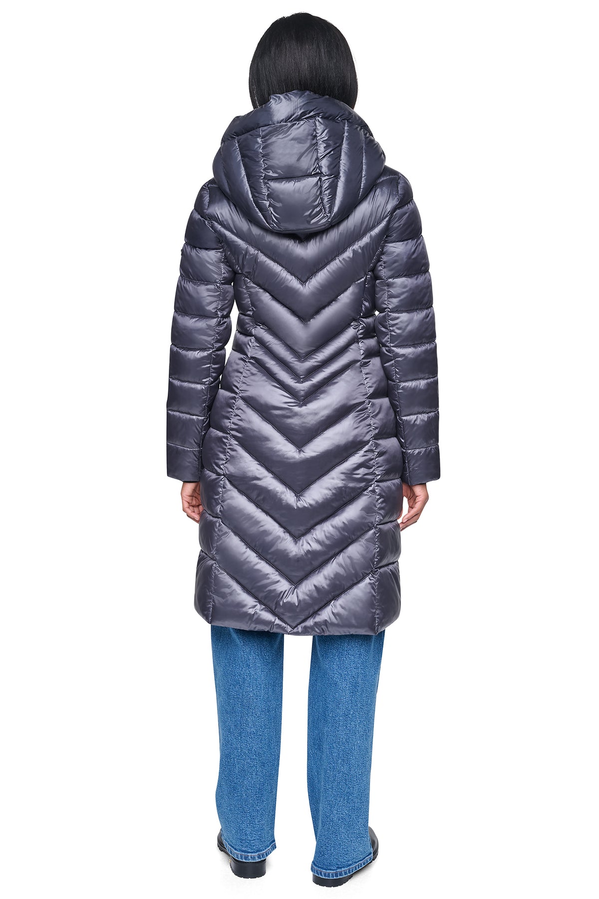PEARLIZED CHEVRON PUFFER VIEW 2