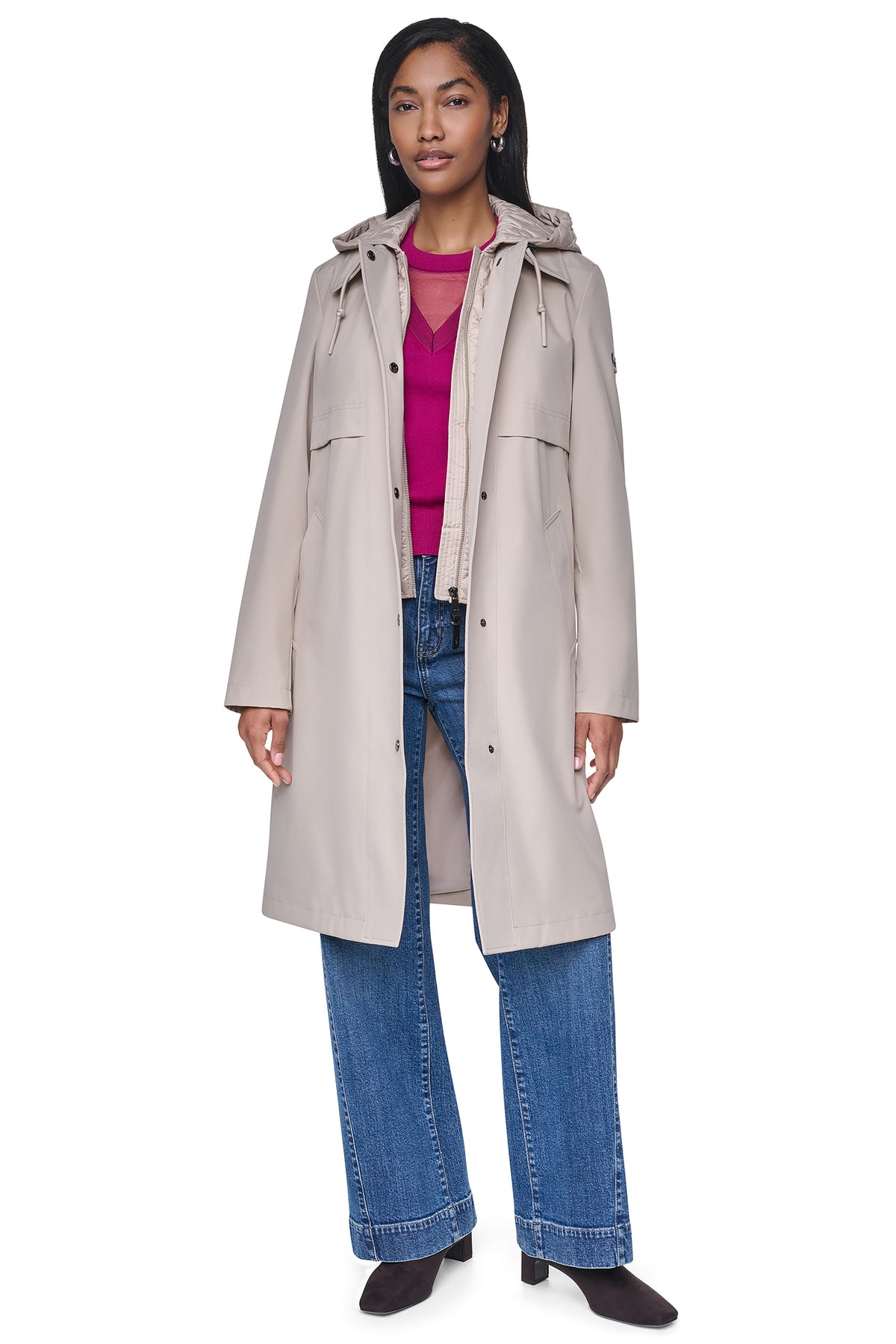 SOFTSHELL TRENCH WITH BIB VIEW 2