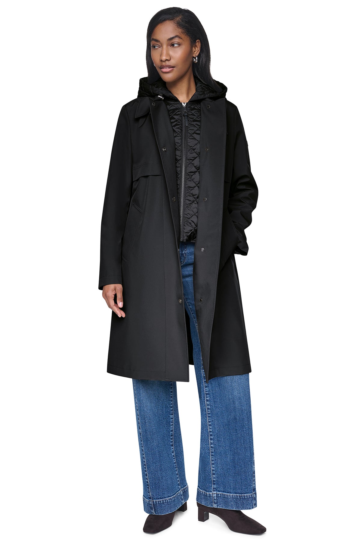 SOFTSHELL TRENCH WITH BIB VIEW 2