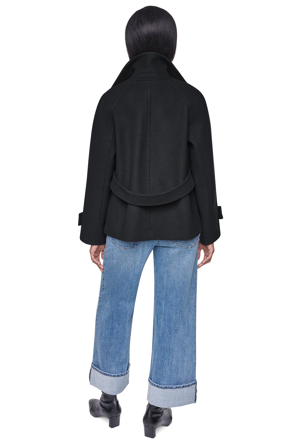 FAUX WOOL PEACOAT VIEW 2