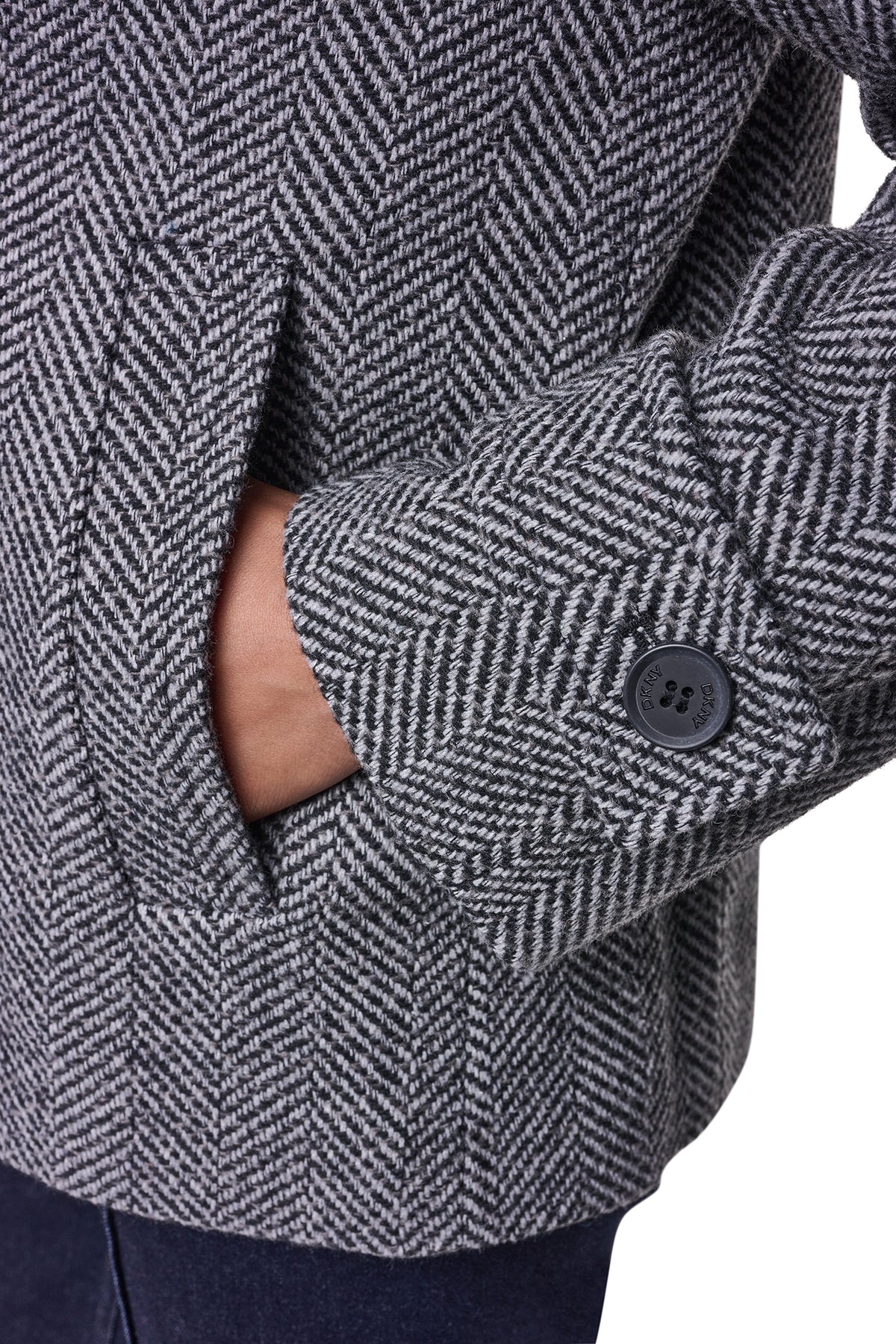 FAUX WOOL PEACOAT VIEW 2