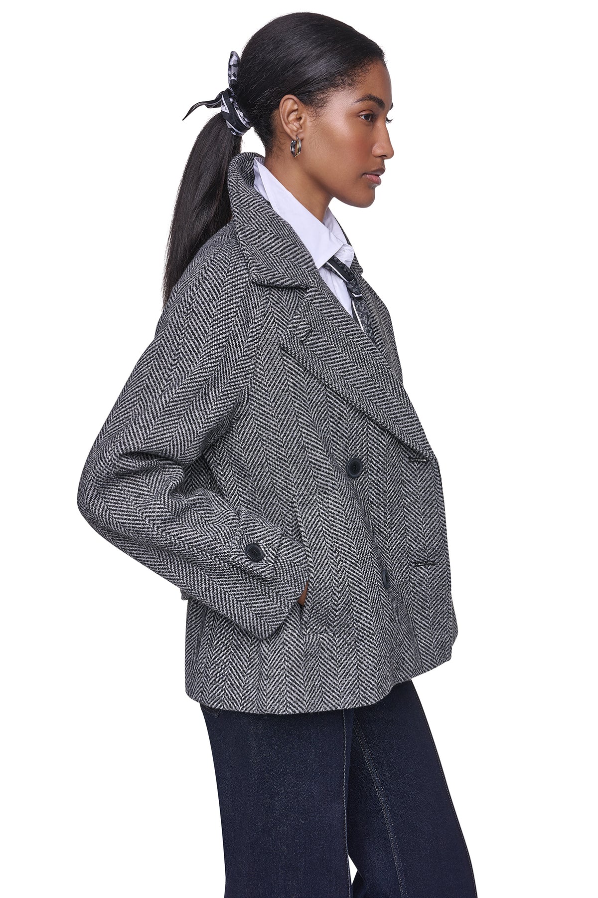 FAUX WOOL PEACOAT View 2 | All Products