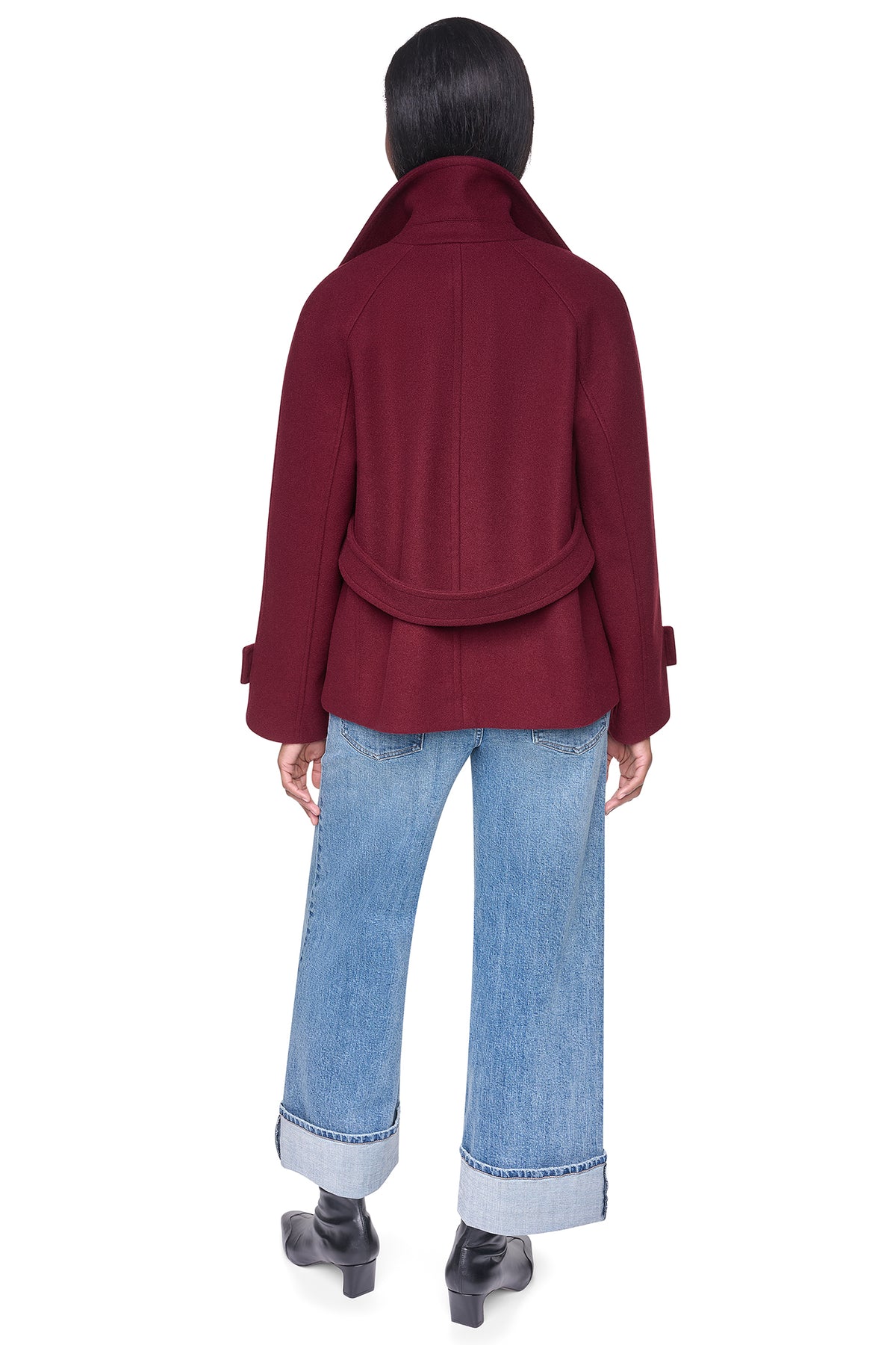 FAUX WOOL PEACOAT VIEW 2