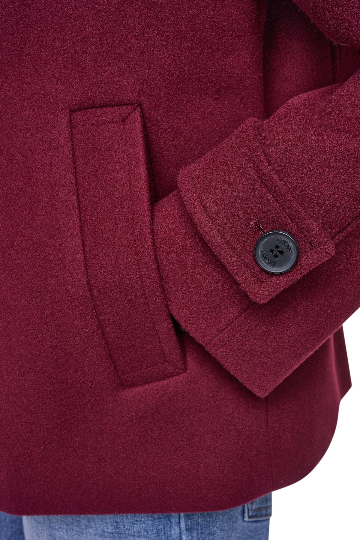 FAUX WOOL PEACOAT VIEW 2
