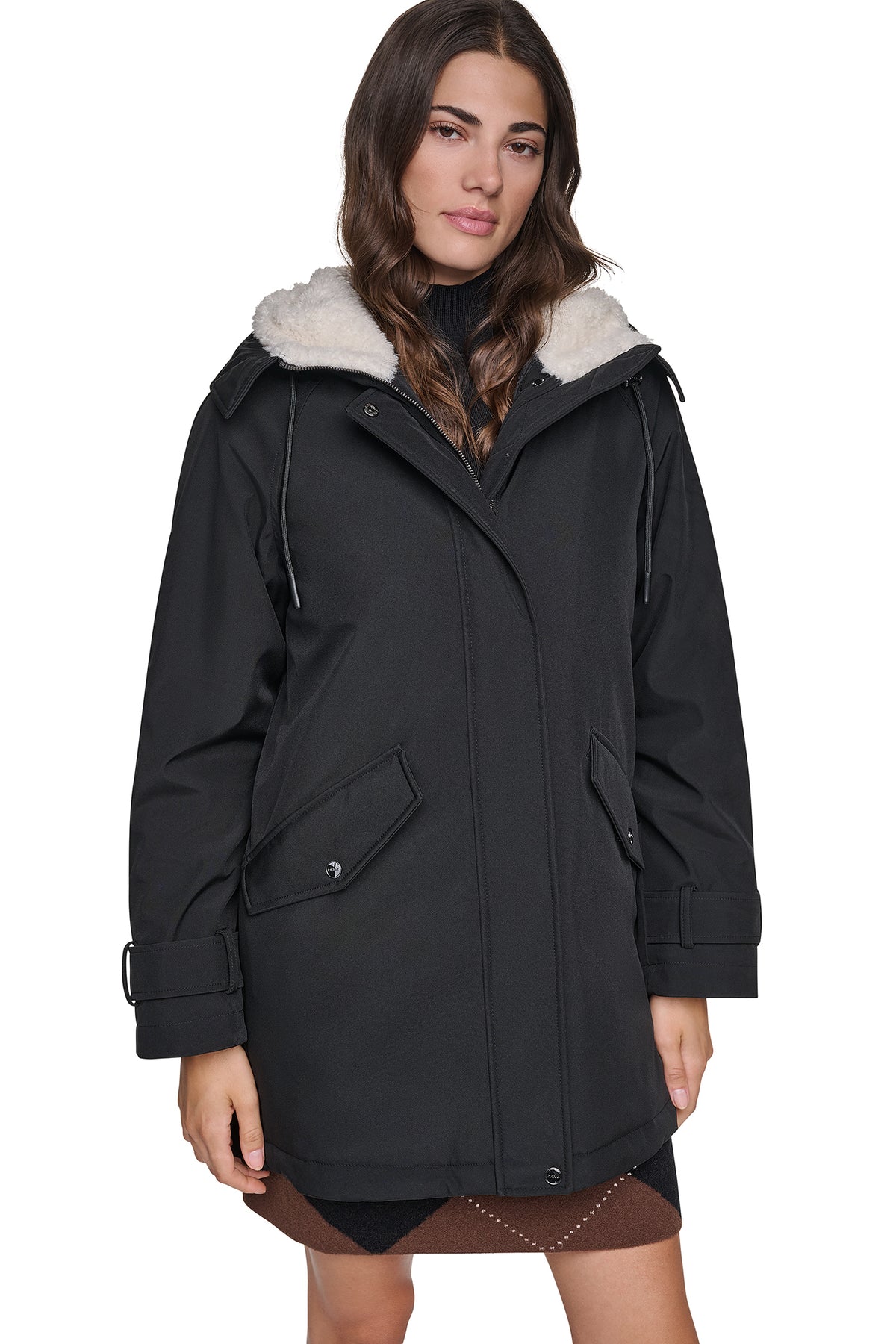 FLEXTECH SOFTSHELL JACKET WITH SHERPA HOOD VIEW 2