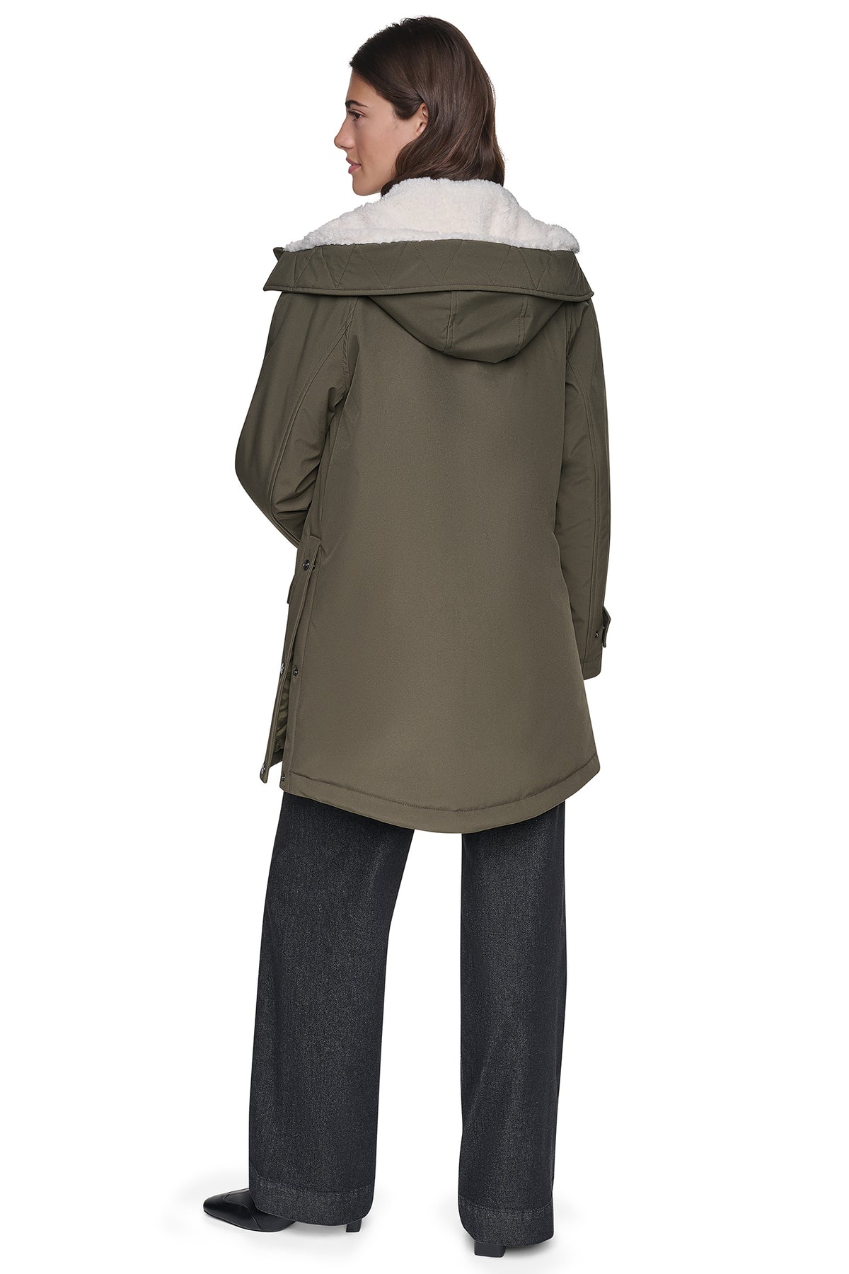 FLEXTECH SOFTSHELL JACKET WITH SHERPA HOOD VIEW 2