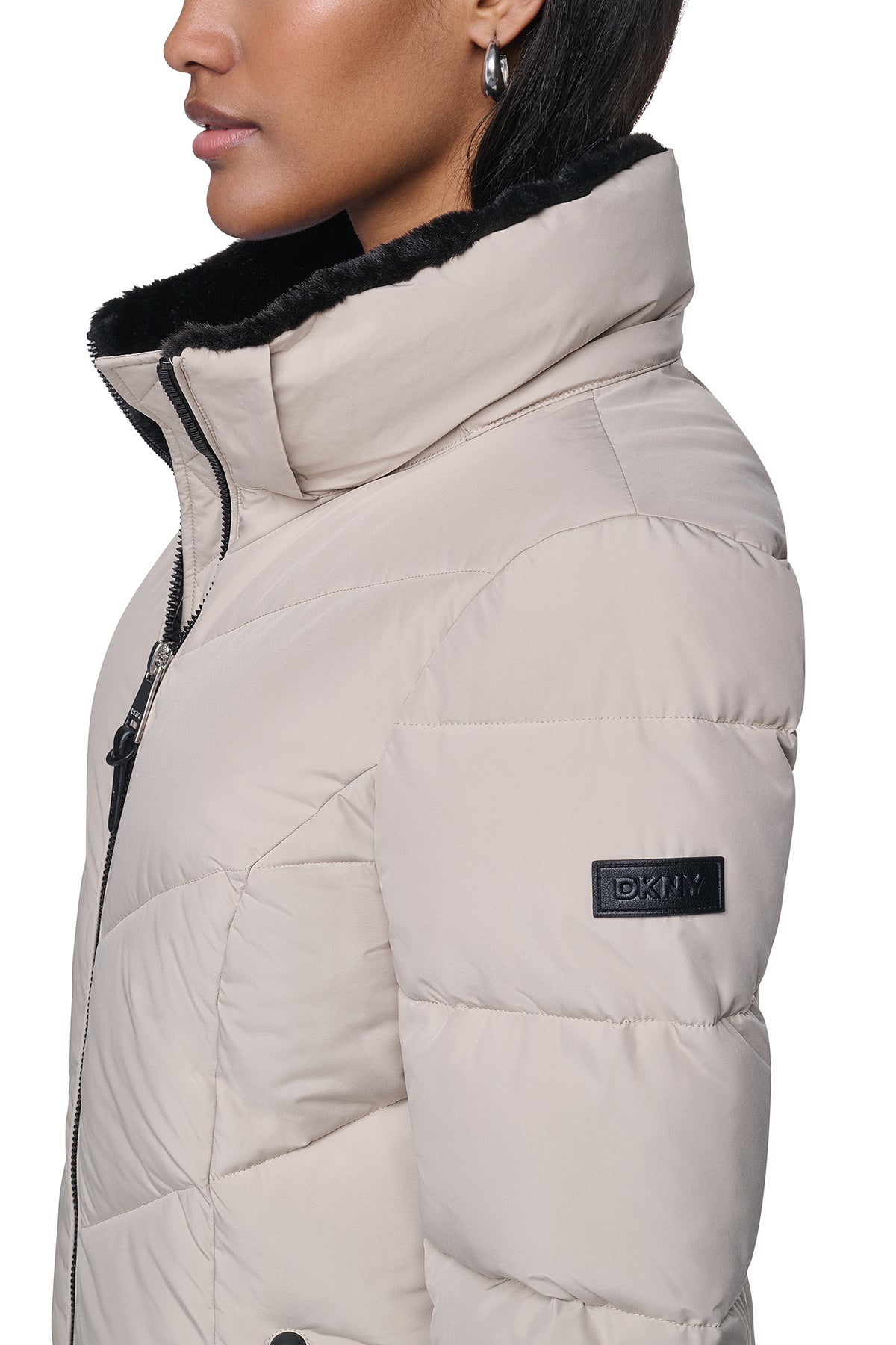 MAXI CHEVRON PUFFER VIEW 2