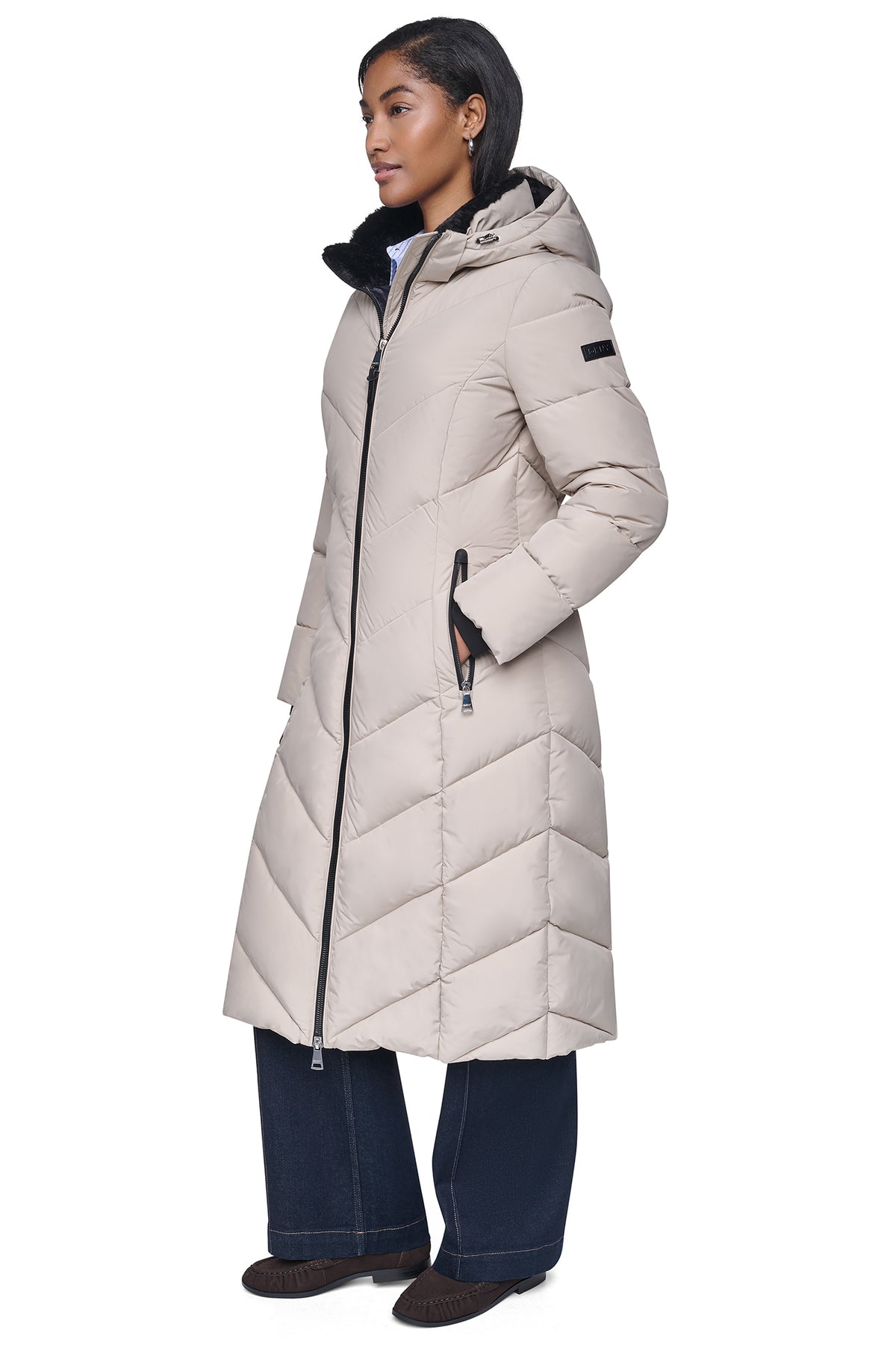 MAXI CHEVRON PUFFER VIEW 2