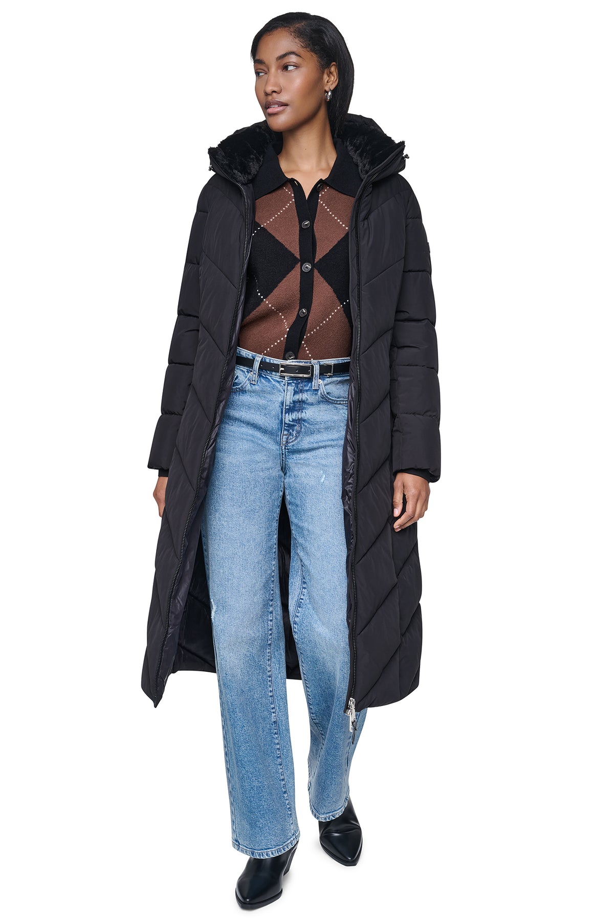 MAXI CHEVRON PUFFER VIEW 2