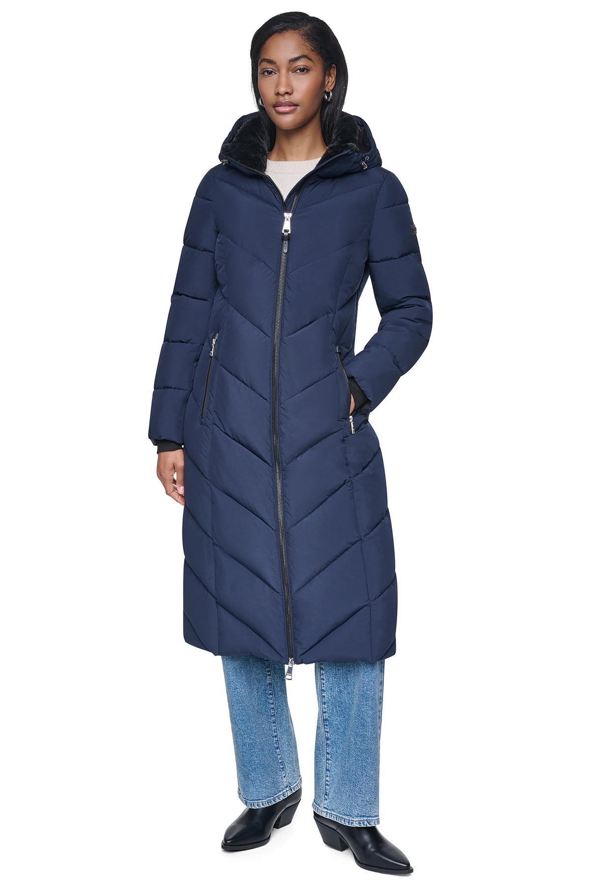 MAXI CHEVRON PUFFER VIEW 1