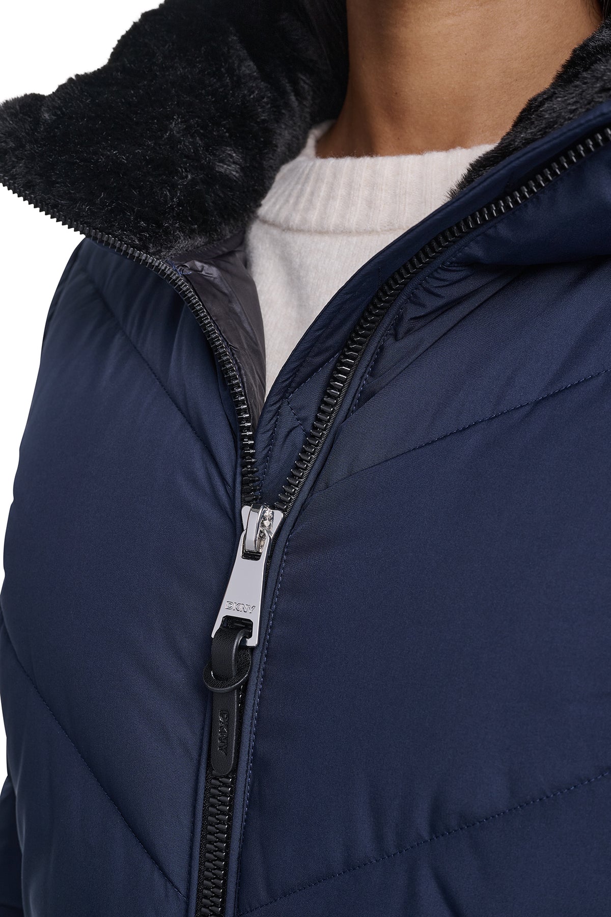 MAXI CHEVRON PUFFER VIEW 2