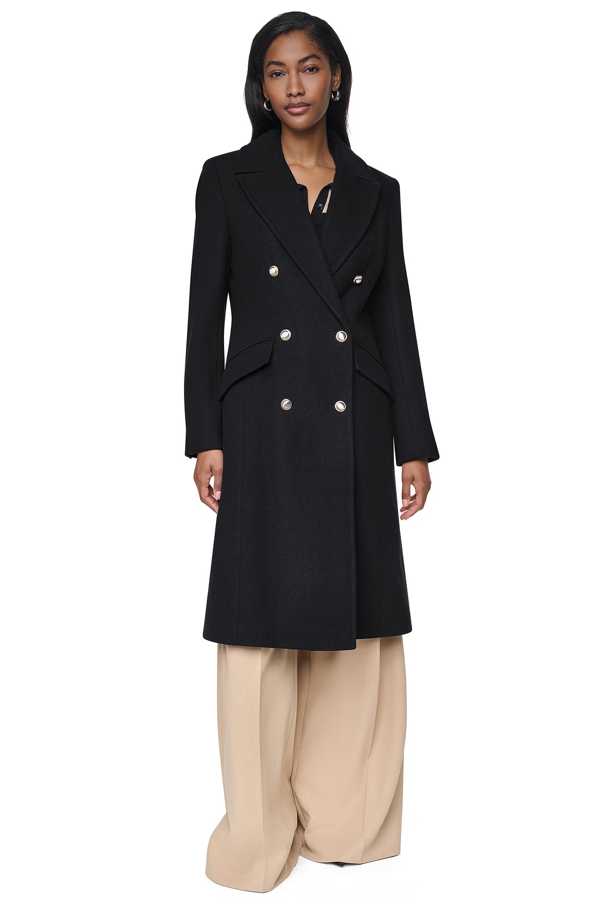MILITARY TWILL WOOL COAT View 2 | Fall Collection