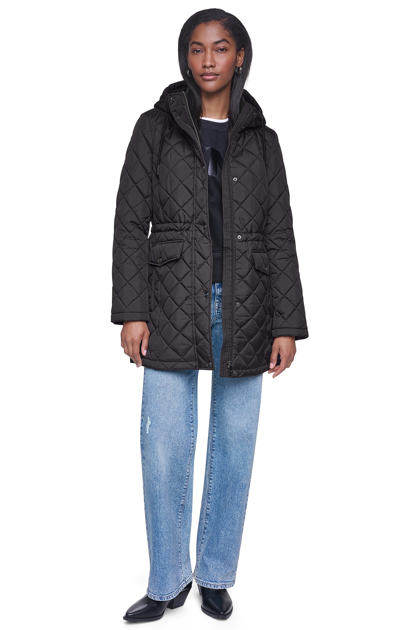 QUILTED ANORAK VIEW 10