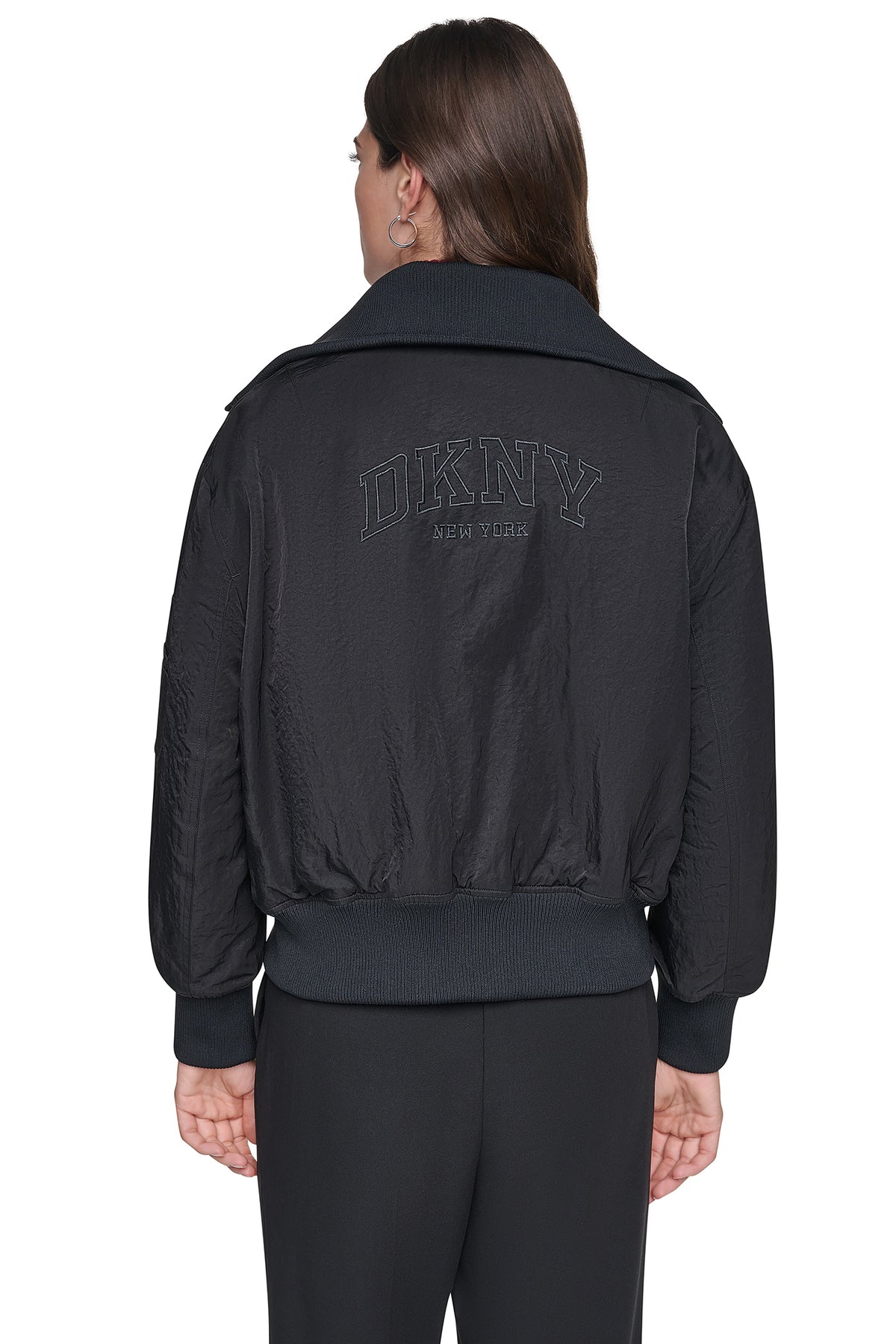 SATIN BOMBER JACKET VIEW 2