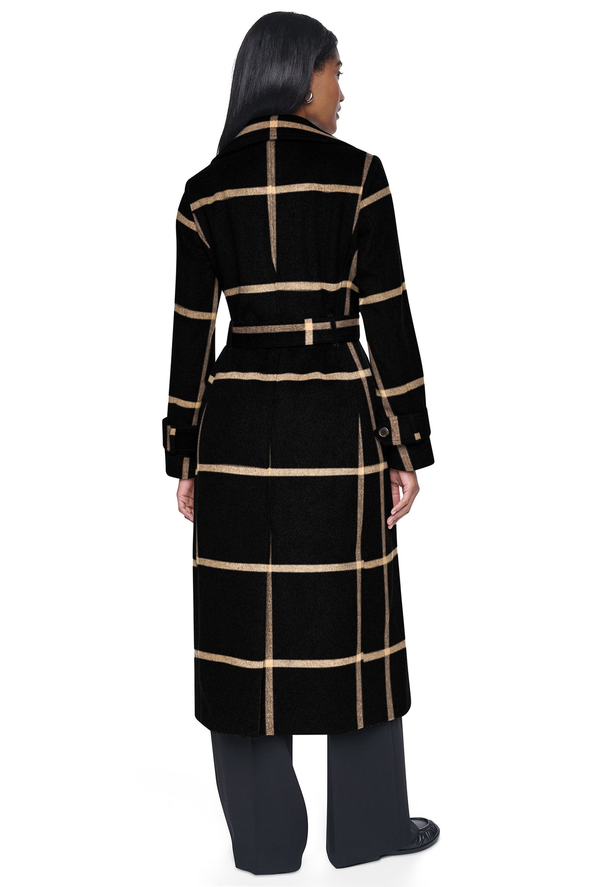 DOUBLE BREASTED WOOL-BLEND COAT VIEW 2