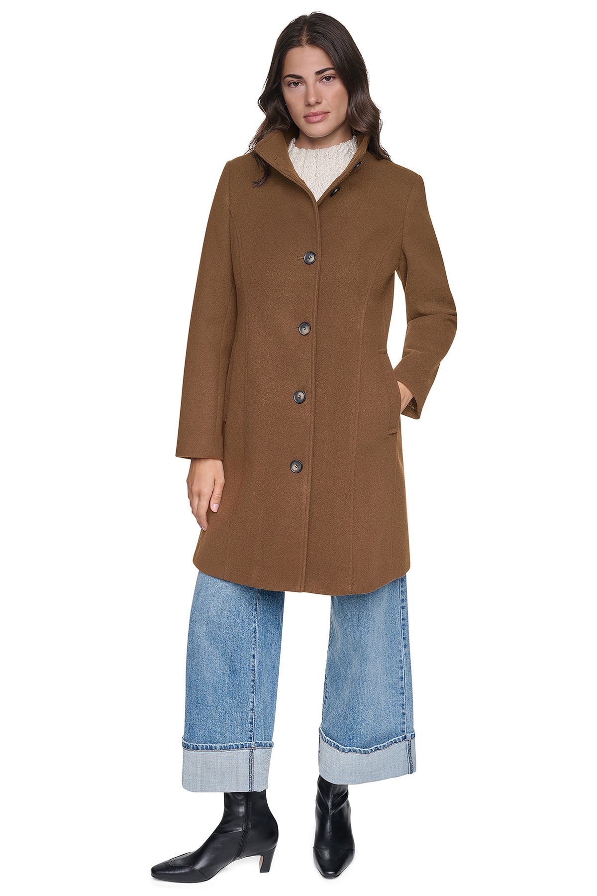 CLASSIC STAND COLLAR TAILORED WALKER VIEW 2