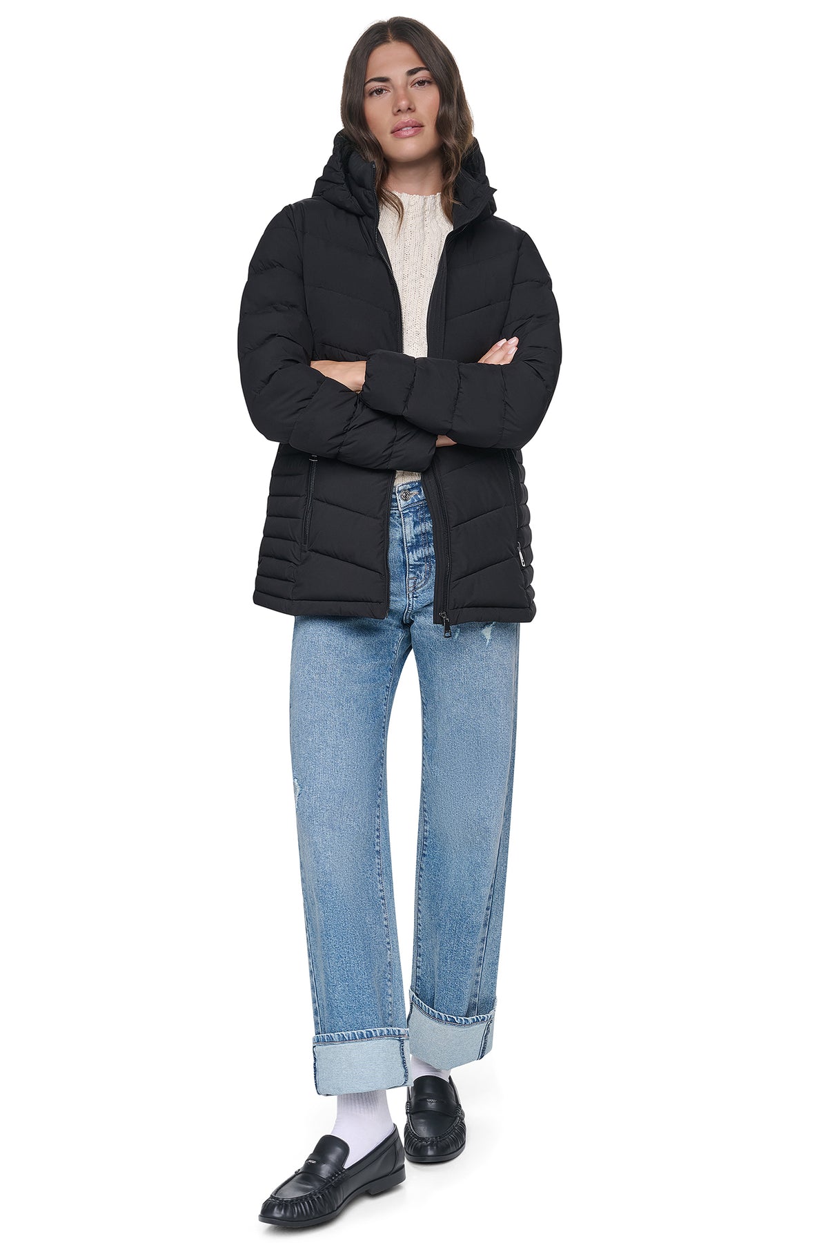 PACKABLE PUFFER JACKET VIEW 2