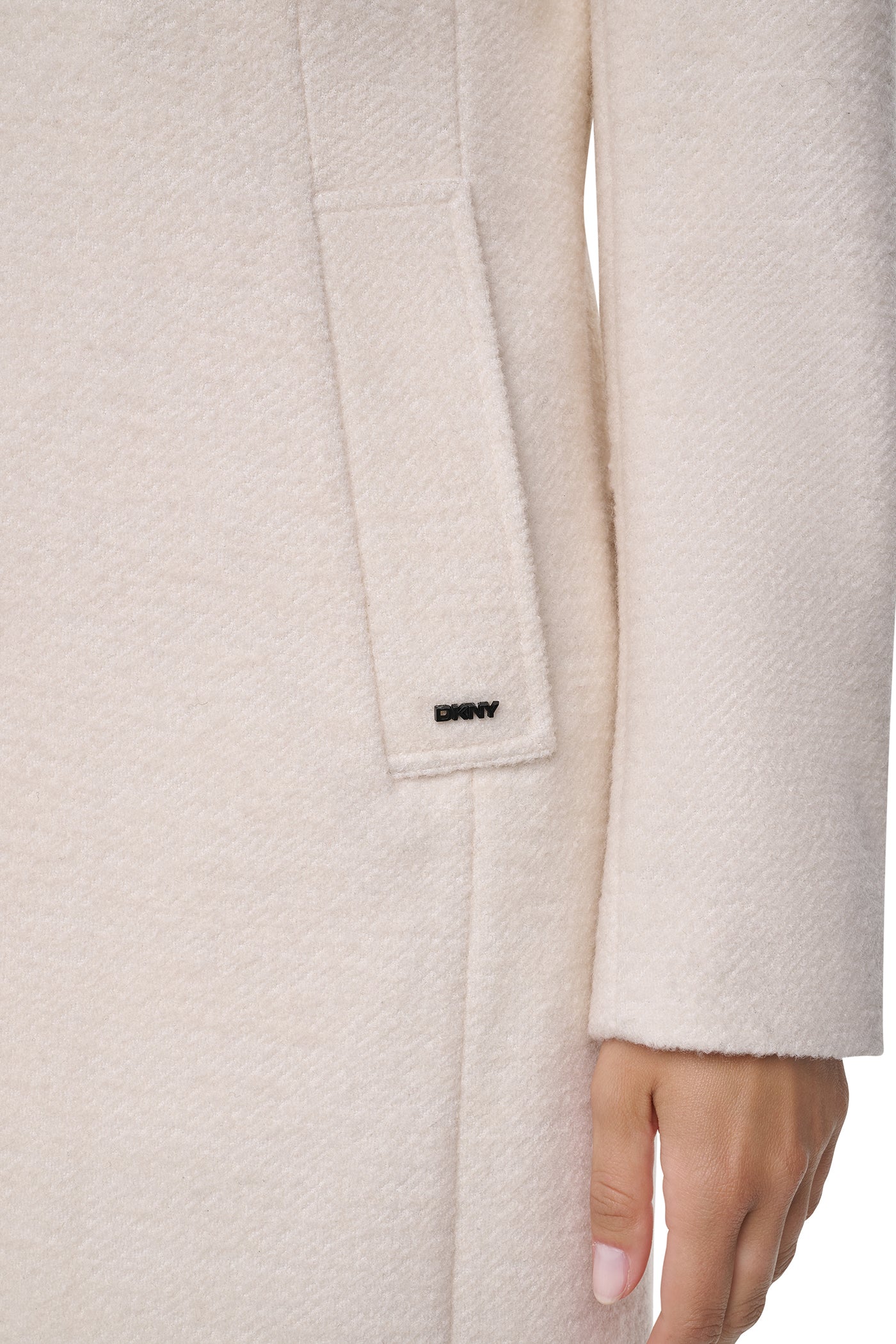 SINGLE BREASTED WOOL COAT VIEW 2