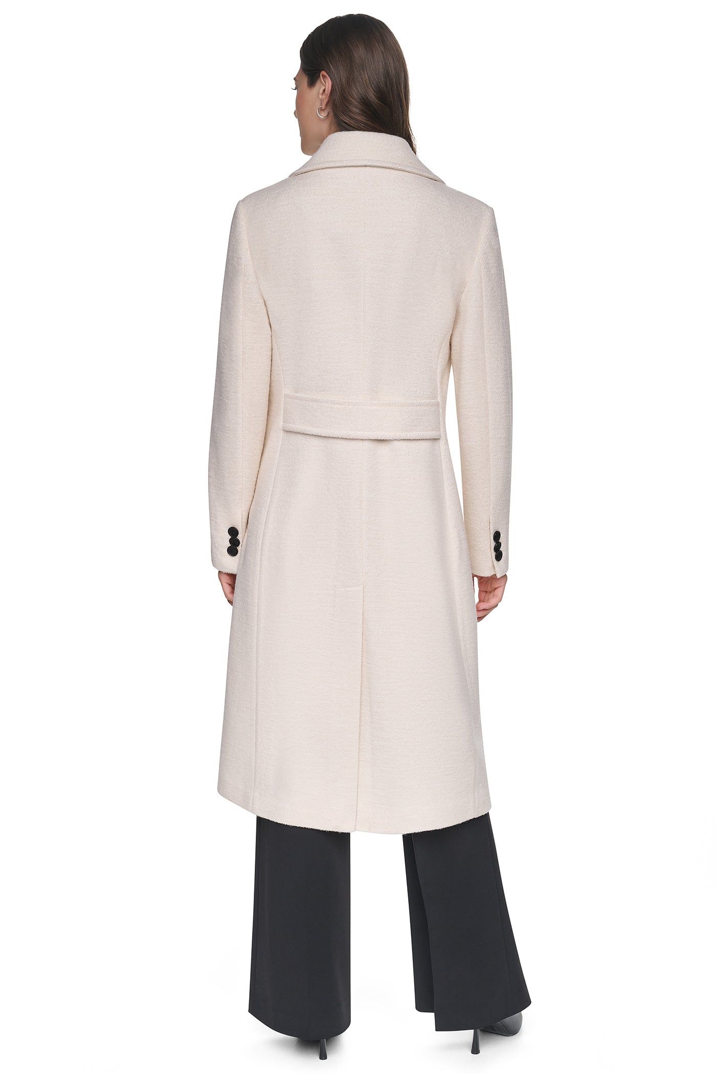 SINGLE BREASTED WOOL COAT VIEW 2