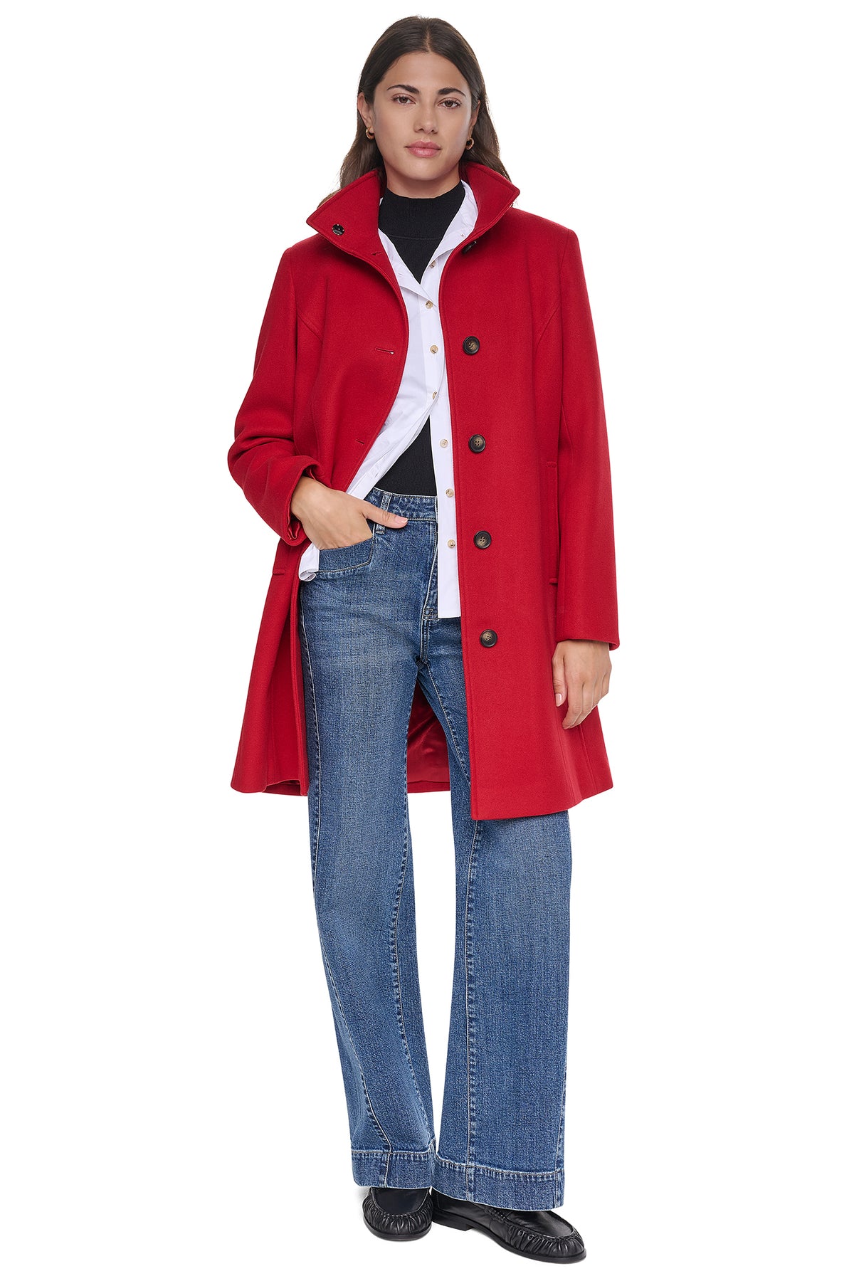 CLASSIC STAND COLLAR TAILORED WALKER View 2 | Fall Collection