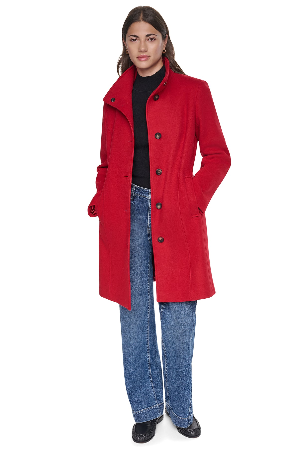 CLASSIC STAND COLLAR TAILORED WALKER VIEW 2