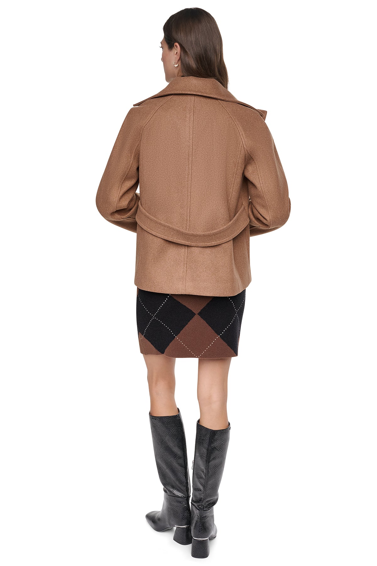 FAUX WOOL PEACOAT VIEW 2