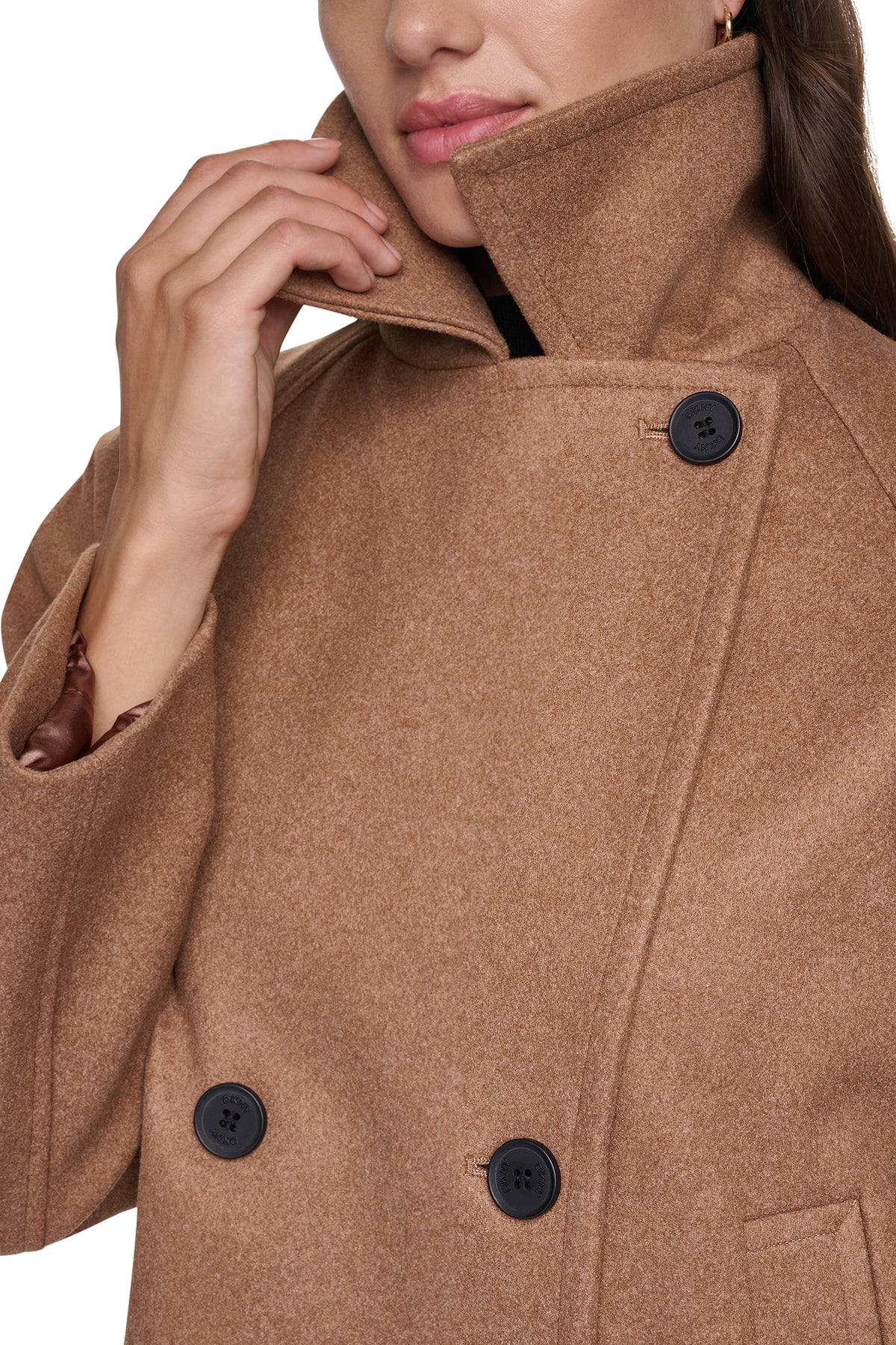 FAUX WOOL PEACOAT VIEW 2